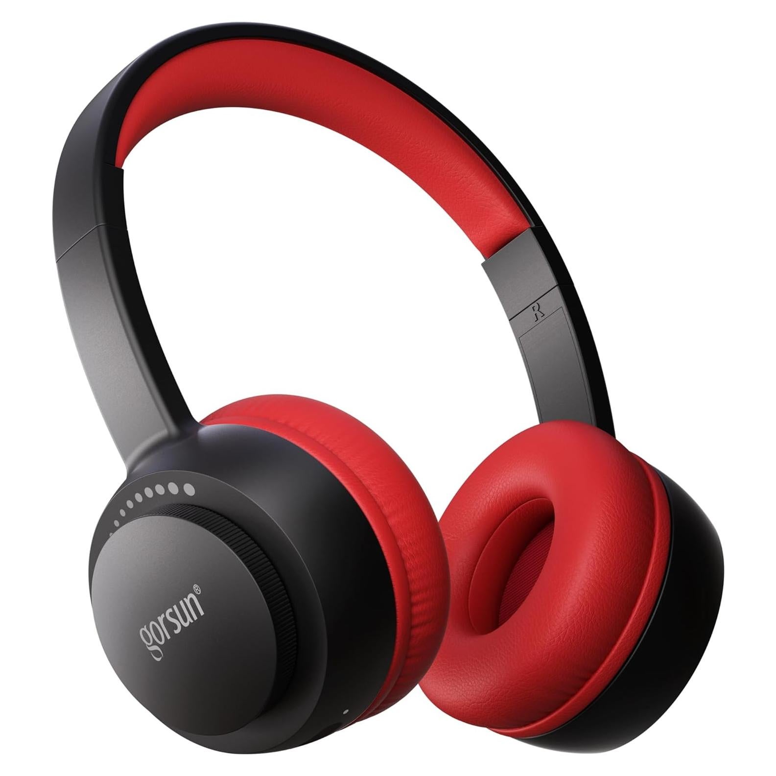 Auriculares Bluetooth Gorsun E65 para Niños 85dBA 45H Negro/Rojo