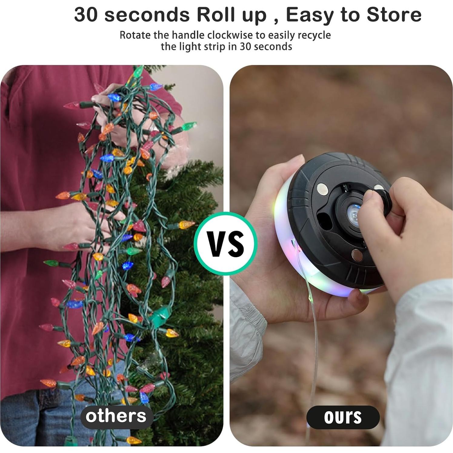 Luces de Cuerda Sutaig 4 en 1 para Camping 10m Impermeables