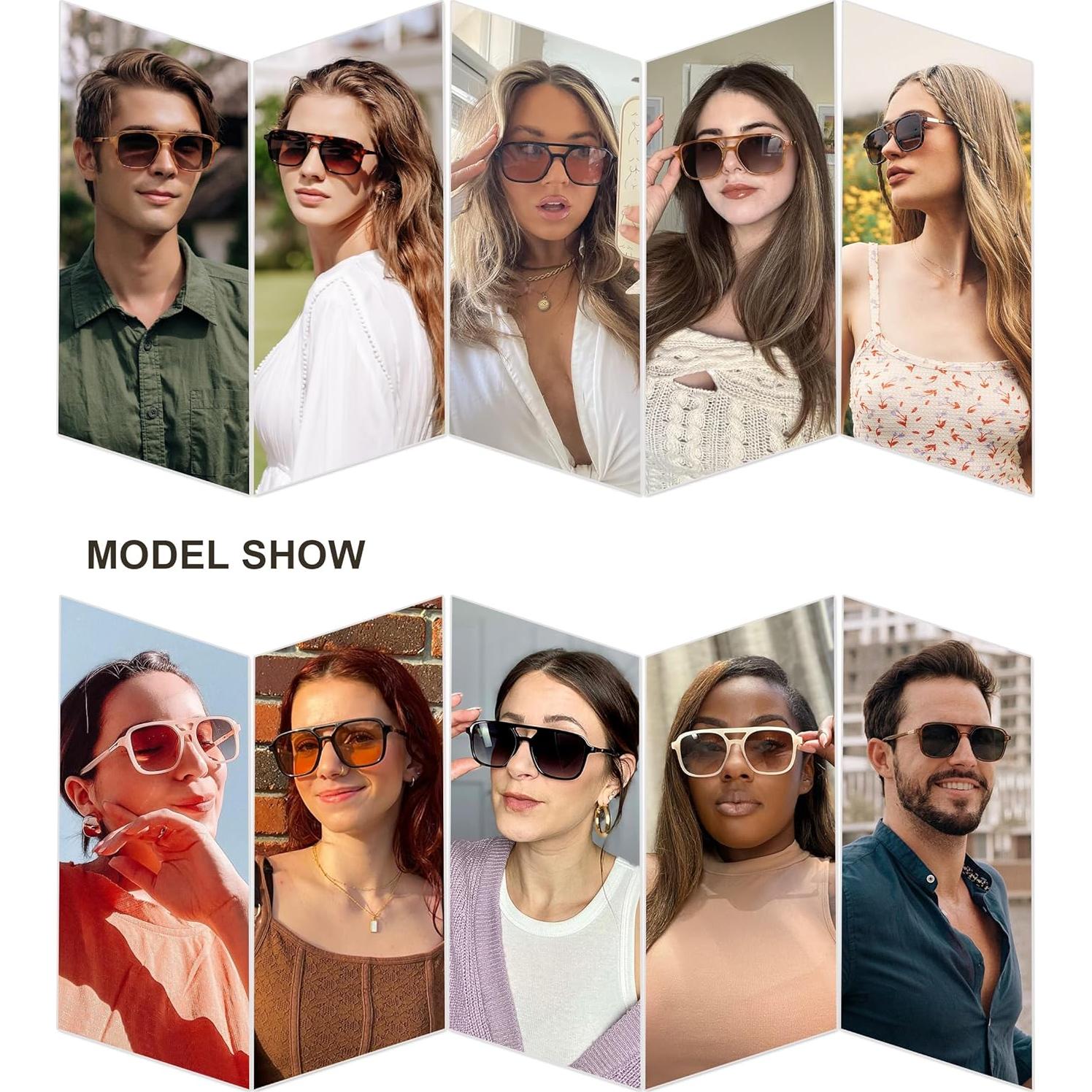 Gafas de sol retro SojoS SJ2202 unisex con lentes UV400