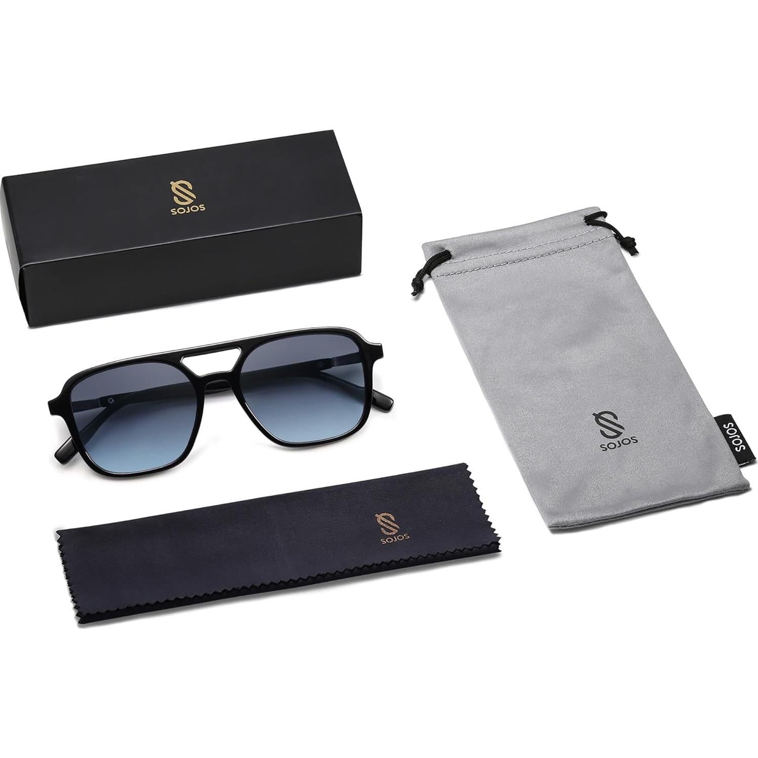 Gafas de sol retro SojoS SJ2202 unisex con lentes UV400