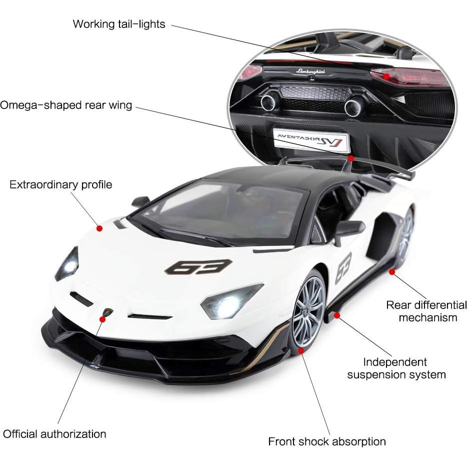 Coche de Control Remoto Rastar Lamborghini Aventador SVJ 1:14