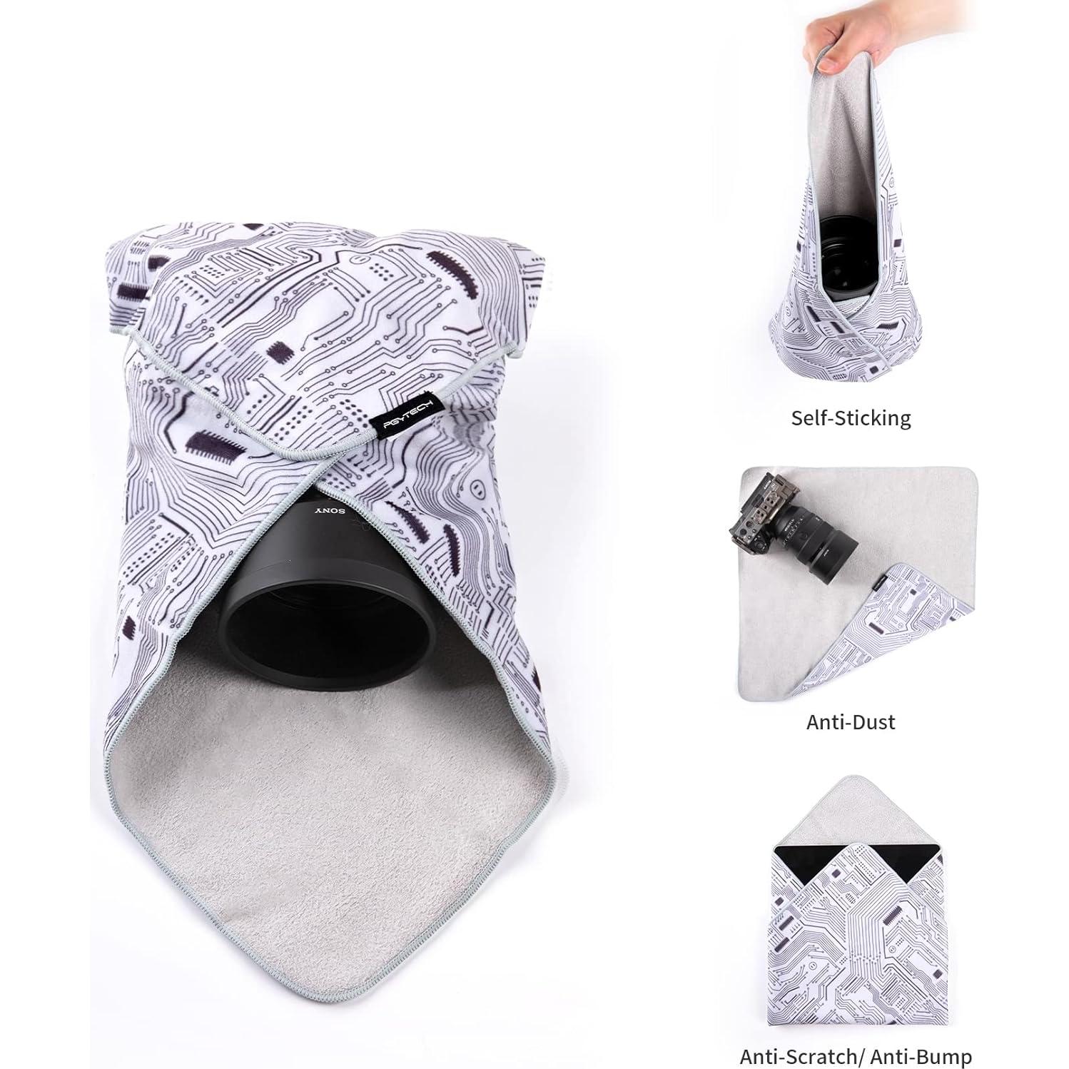 Funda Protectora PGYTECH para Lentes de Cámara 45x45 cm