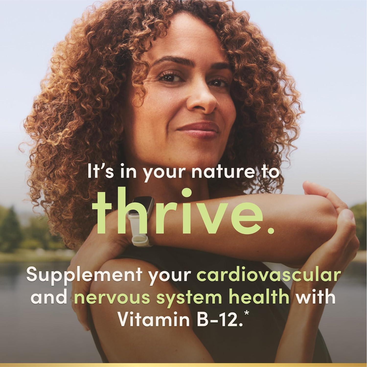 Vitaminas B12 Nature's Bounty 500mcg 100 Tabletas Rápidas