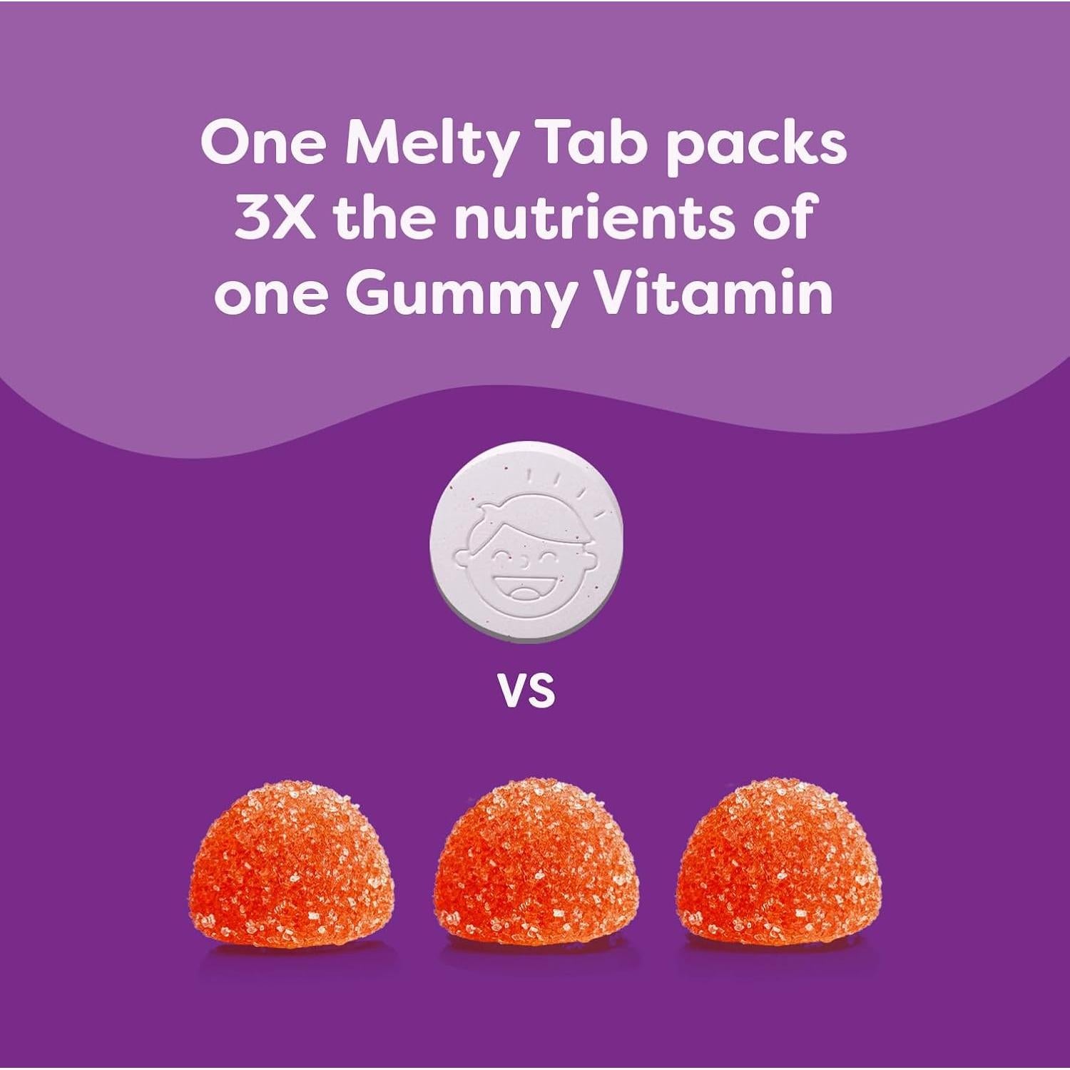 Multivitamina Melty para Niños Renzo Cereza Sin Azúcar 60 Tabletas