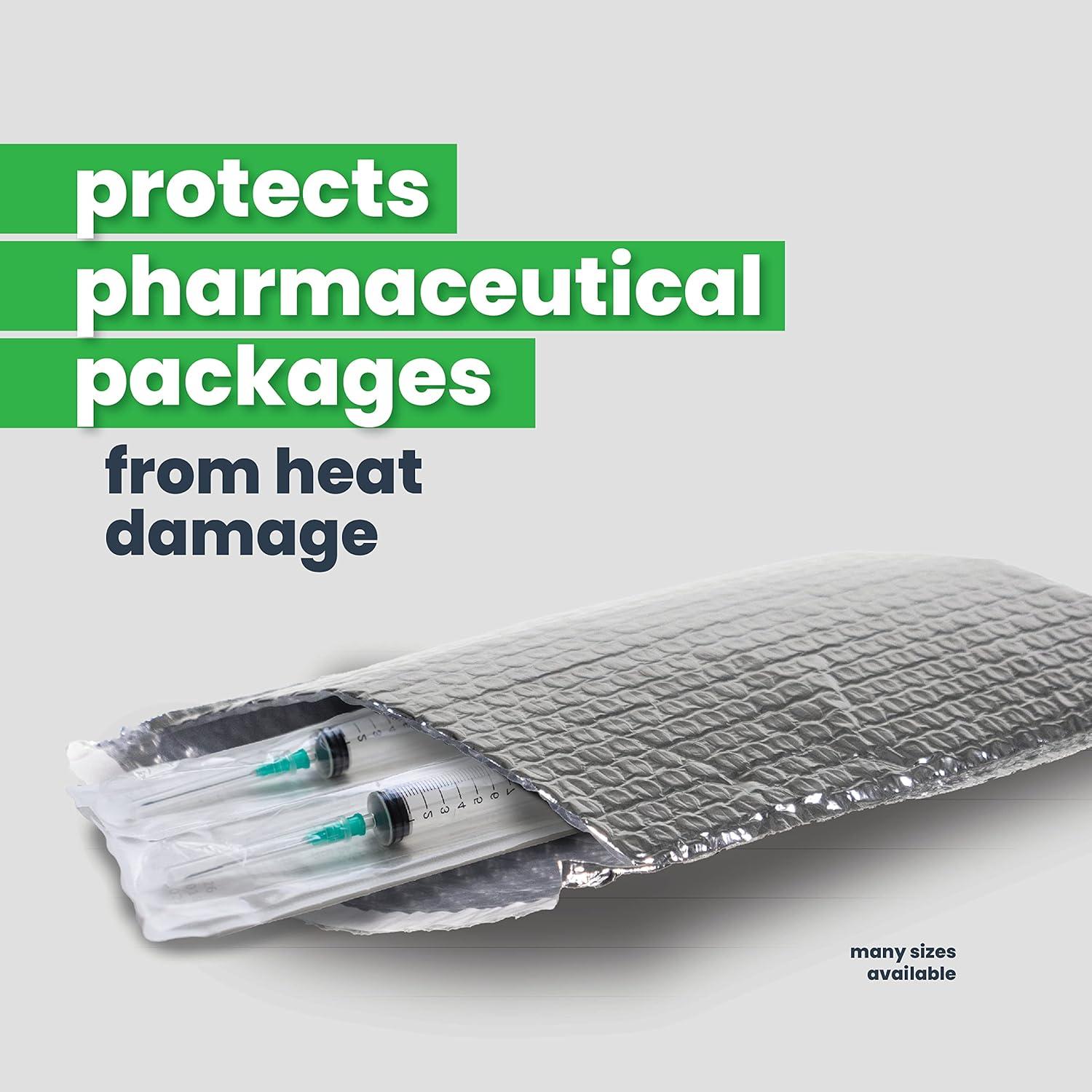 EcoFoil Sobres Térmicos Aislados 15.24x16.51 cm - Paquete de 10