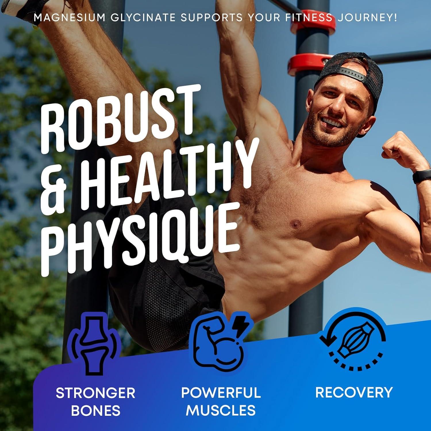 Glicinato de Magnesio 500mg JOYLI - Suplemento Vegano 200 Cápsulas