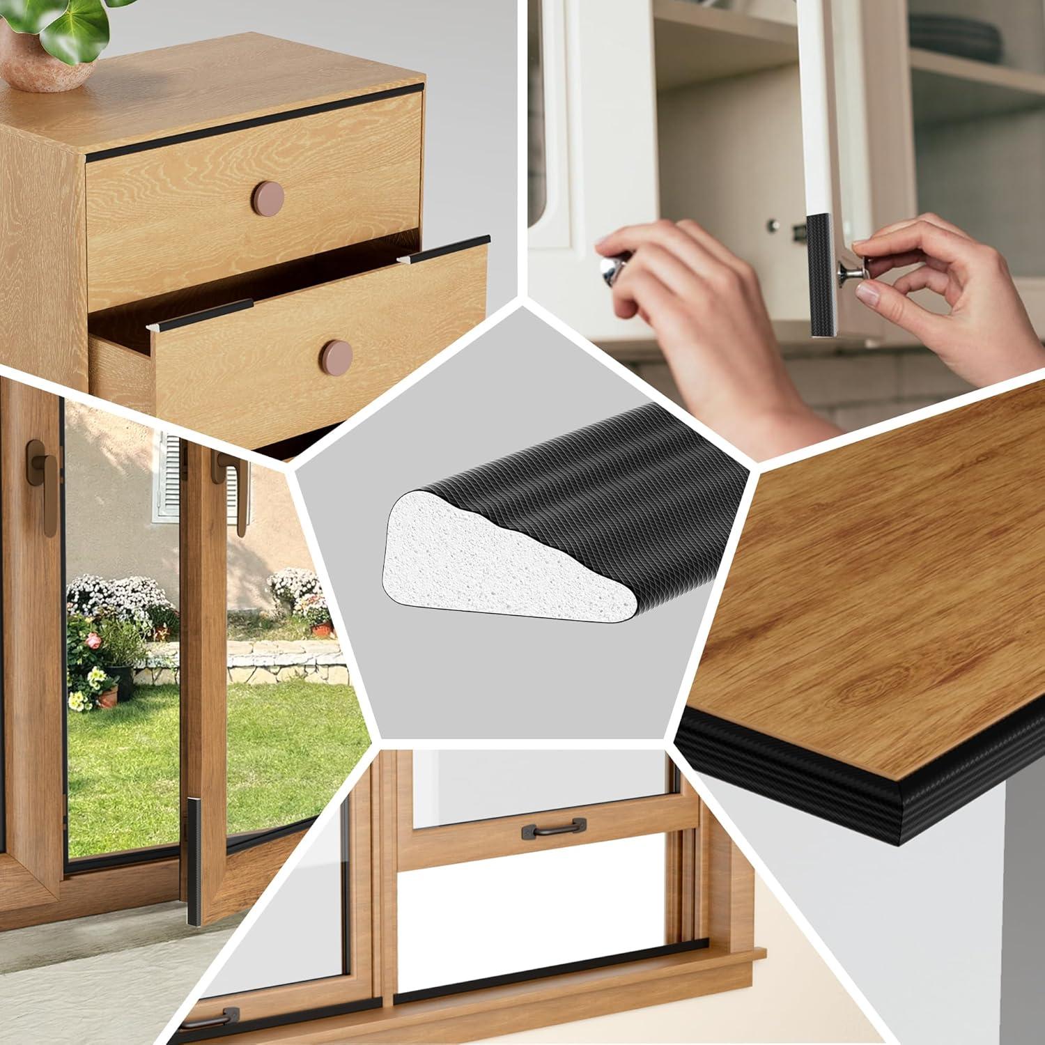 Tira de Sellado para Ventanas GCJUYA 299.72 cm Negro Aislante