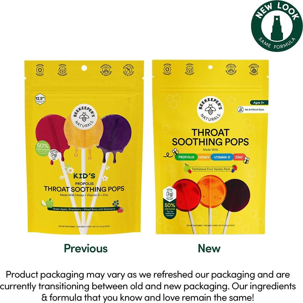 Chupetines Calmantes para Niños Beekeeper's Naturals - 15 Unidades