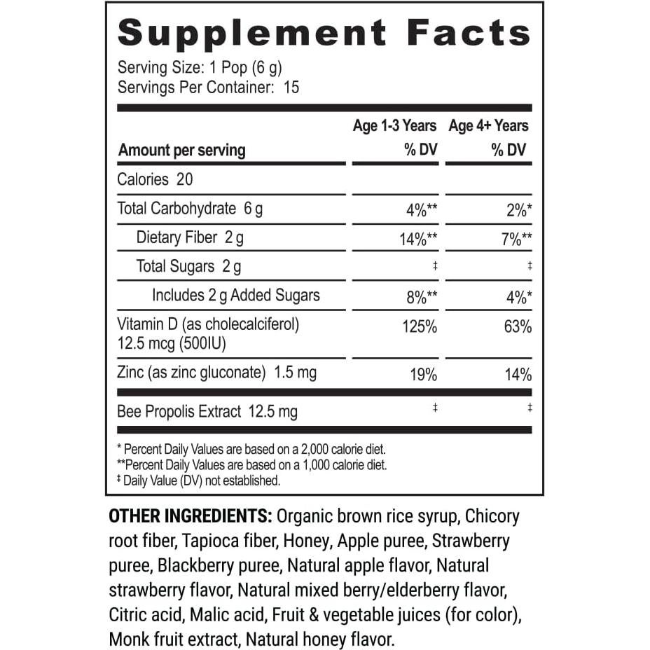 Chupetines Calmantes para Niños Beekeeper's Naturals - 15 Unidades