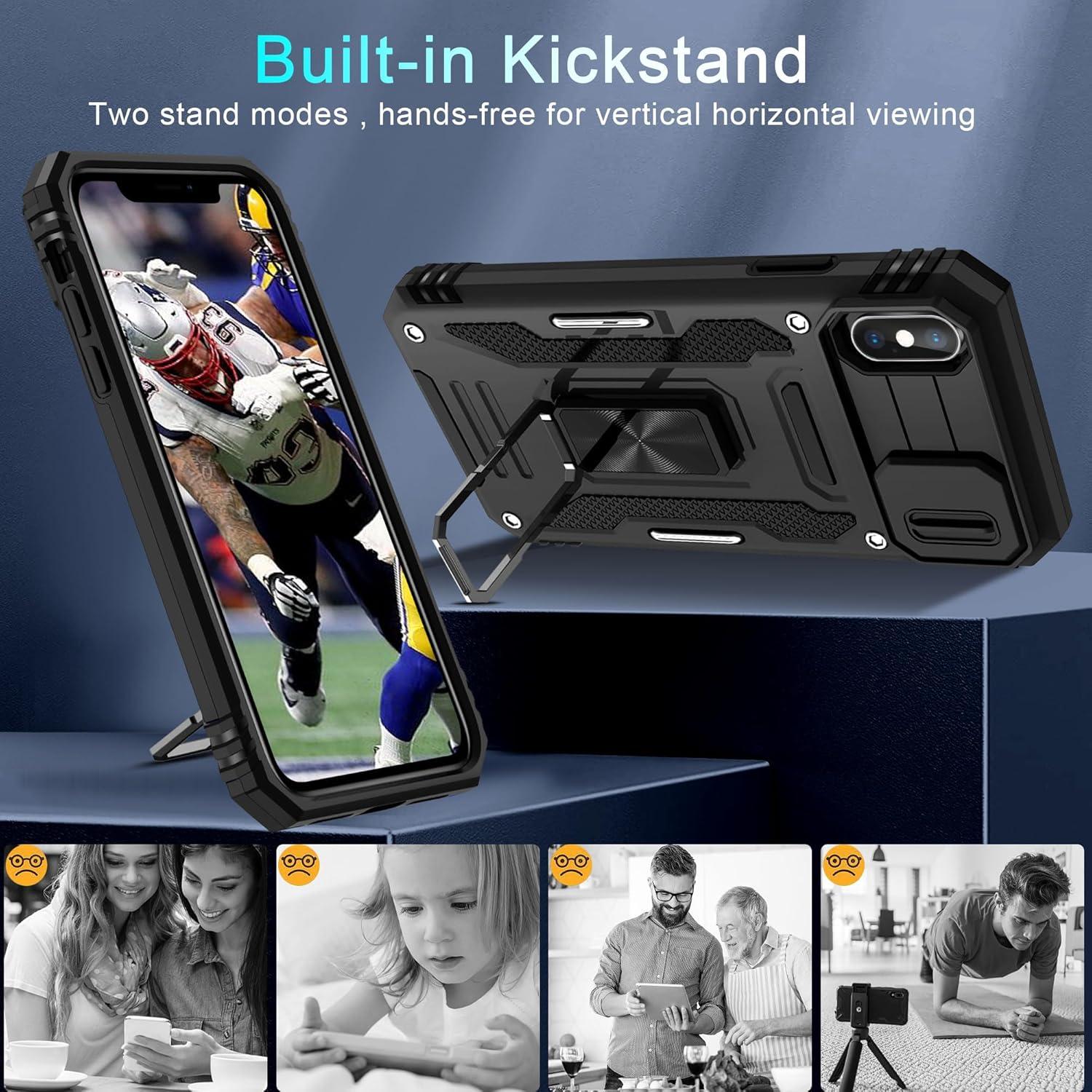 Funda DEERLAMN para iPhone XS Max 6.5" a prueba de golpes