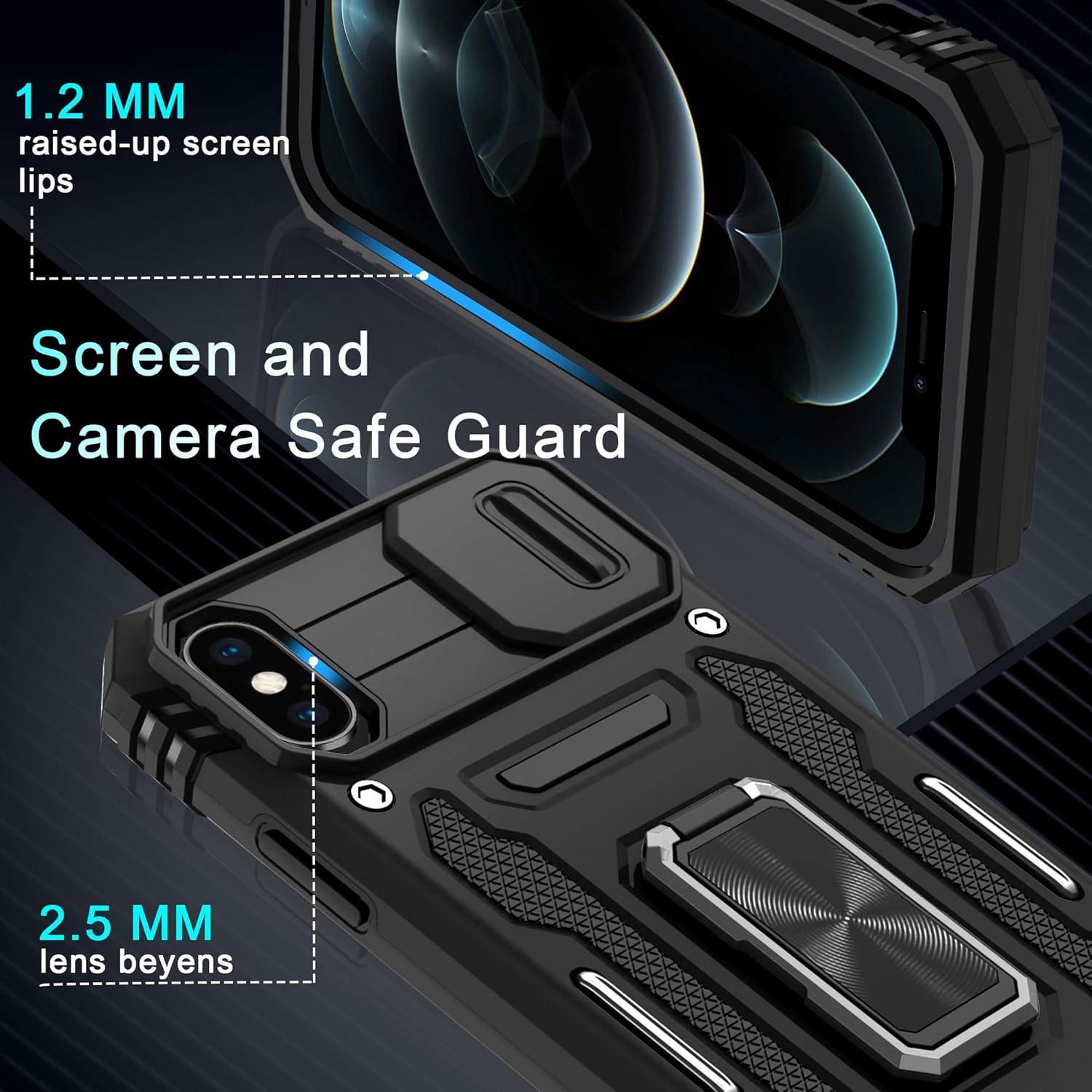 Funda DEERLAMN para iPhone XS Max 6.5" a prueba de golpes