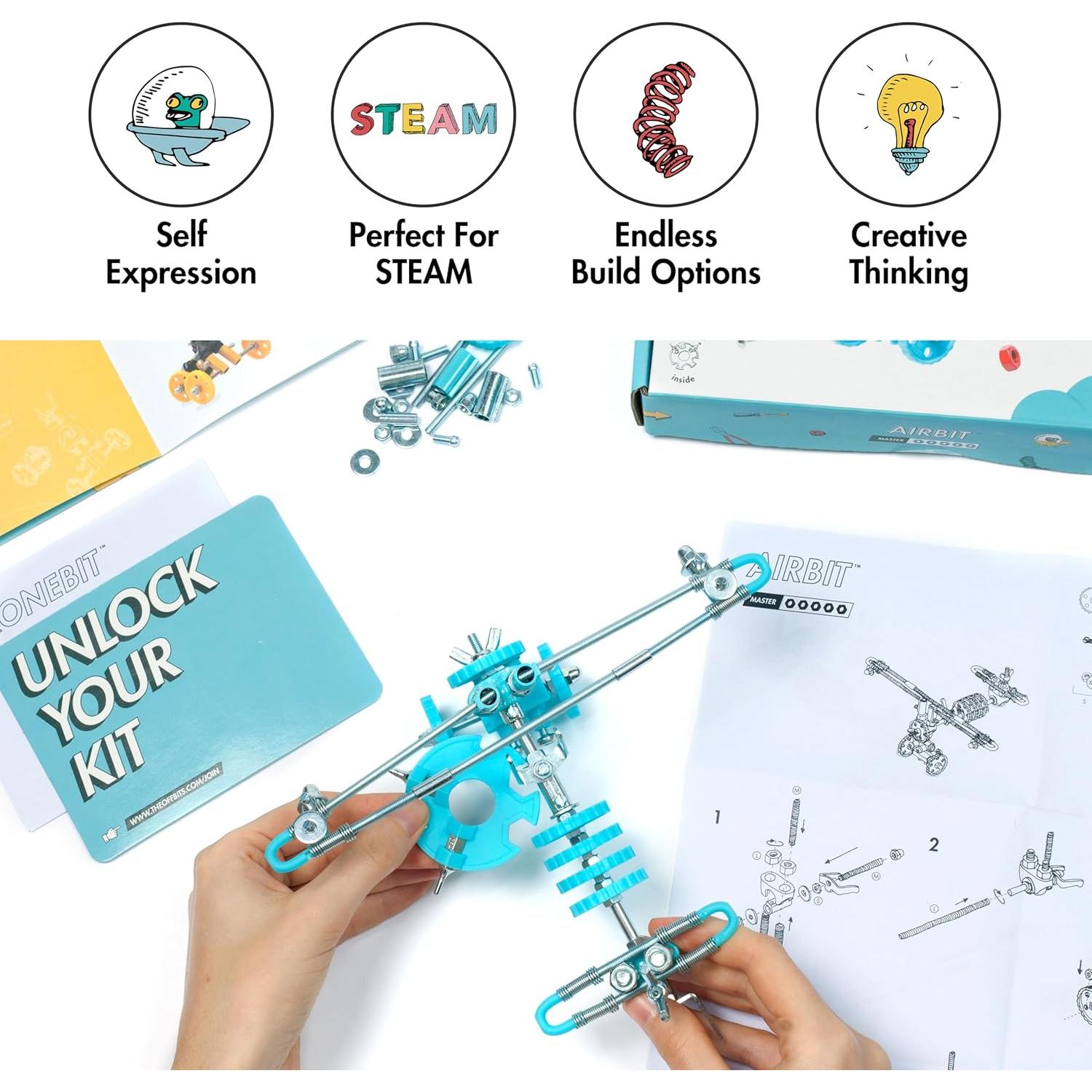 Kit de Construcción AirBit El OffBits - Juguete STEM 8+