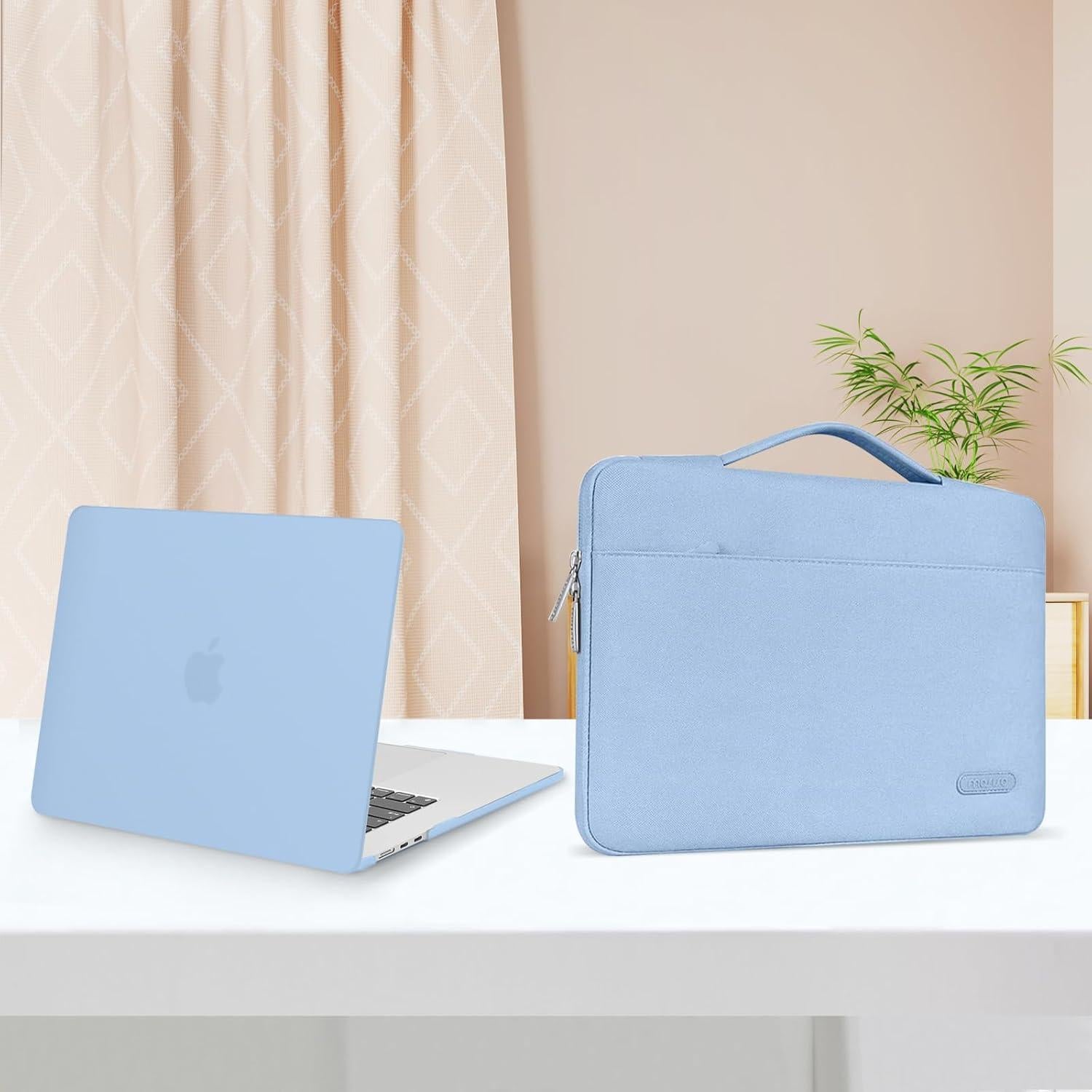 Funda Protectora Mosiso para MacBook Air 15" M4 M3 M2 Azul