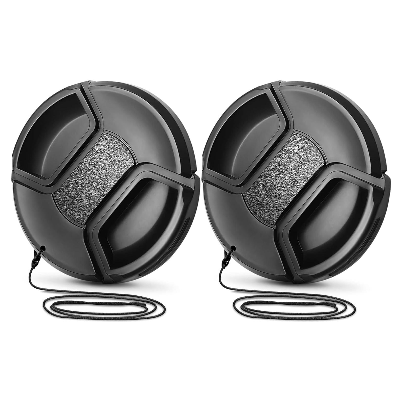 Tapa de lente 49mm Altura Photo - Paquete de 2 para Canon y Sony