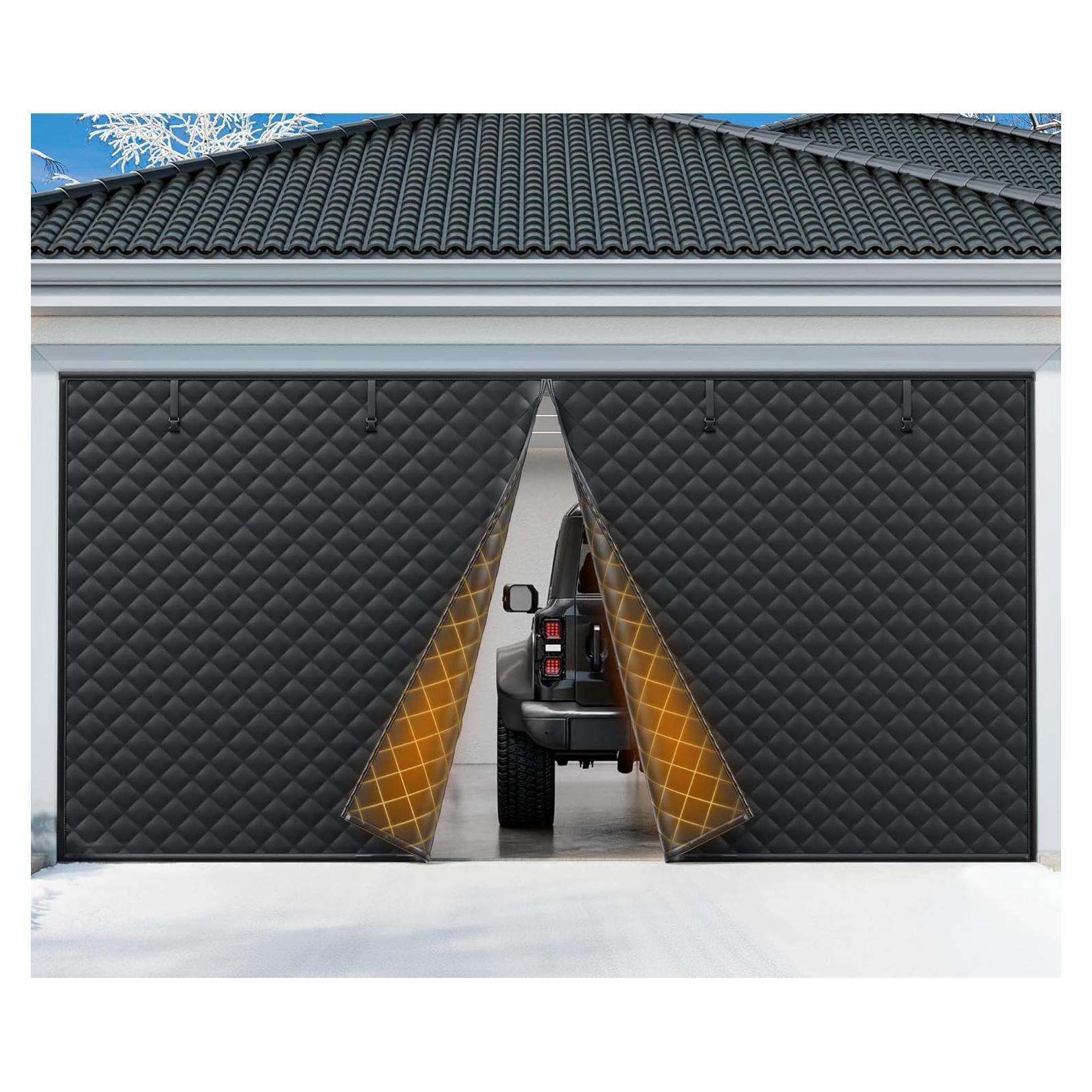 Cortina Térmica Aislante Magnética Esteh para Puerta de Garaje 2.44x2.13m