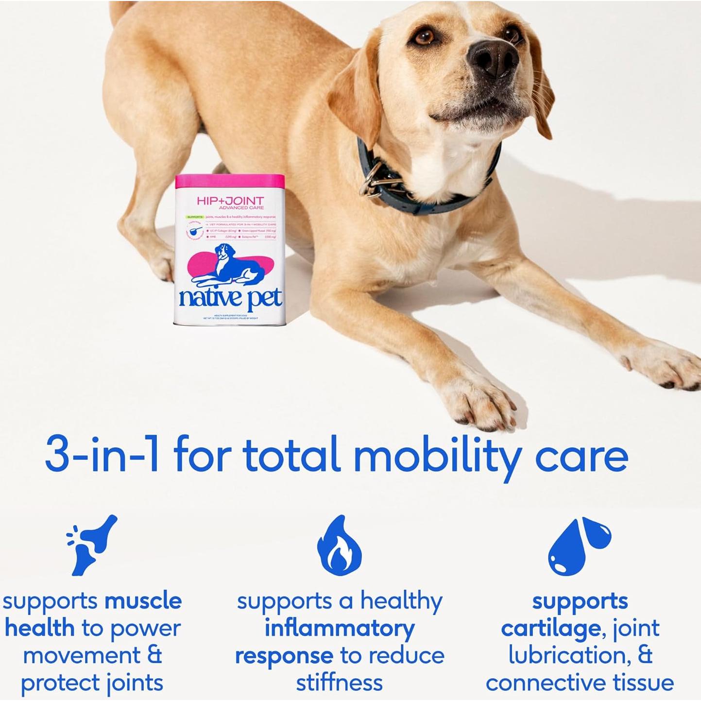 Suplemento para Articulaciones Perros Native Pet 30 Cucharadas