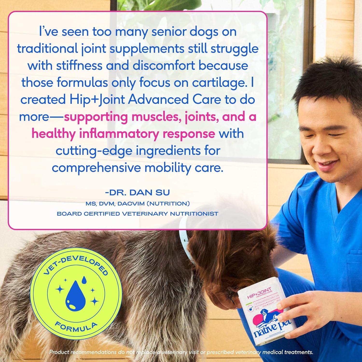 Suplemento para Articulaciones Perros Native Pet 30 Cucharadas