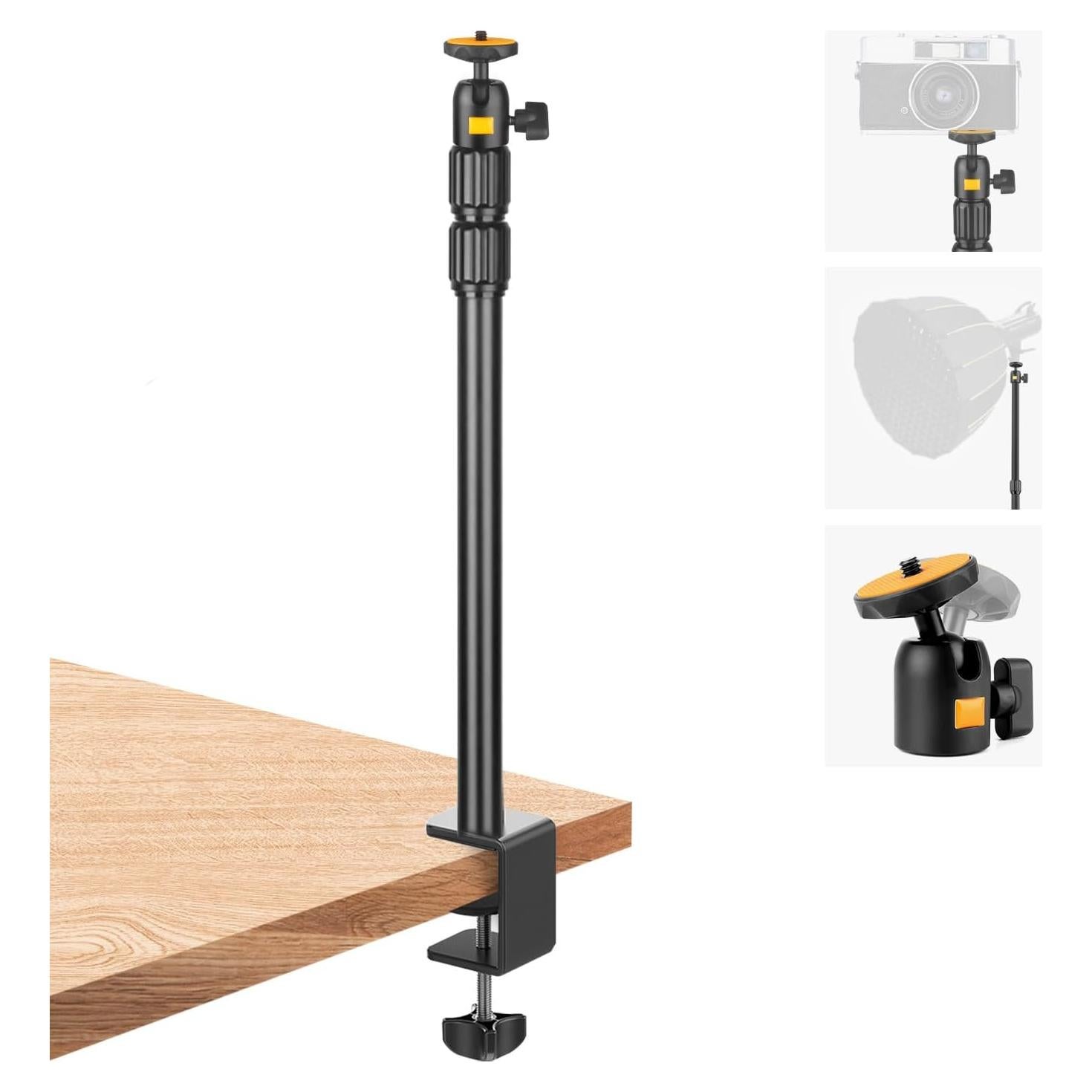 Soporte de Webcam JINSUI DeskMountStand-H9 Ajustable 14-33cm