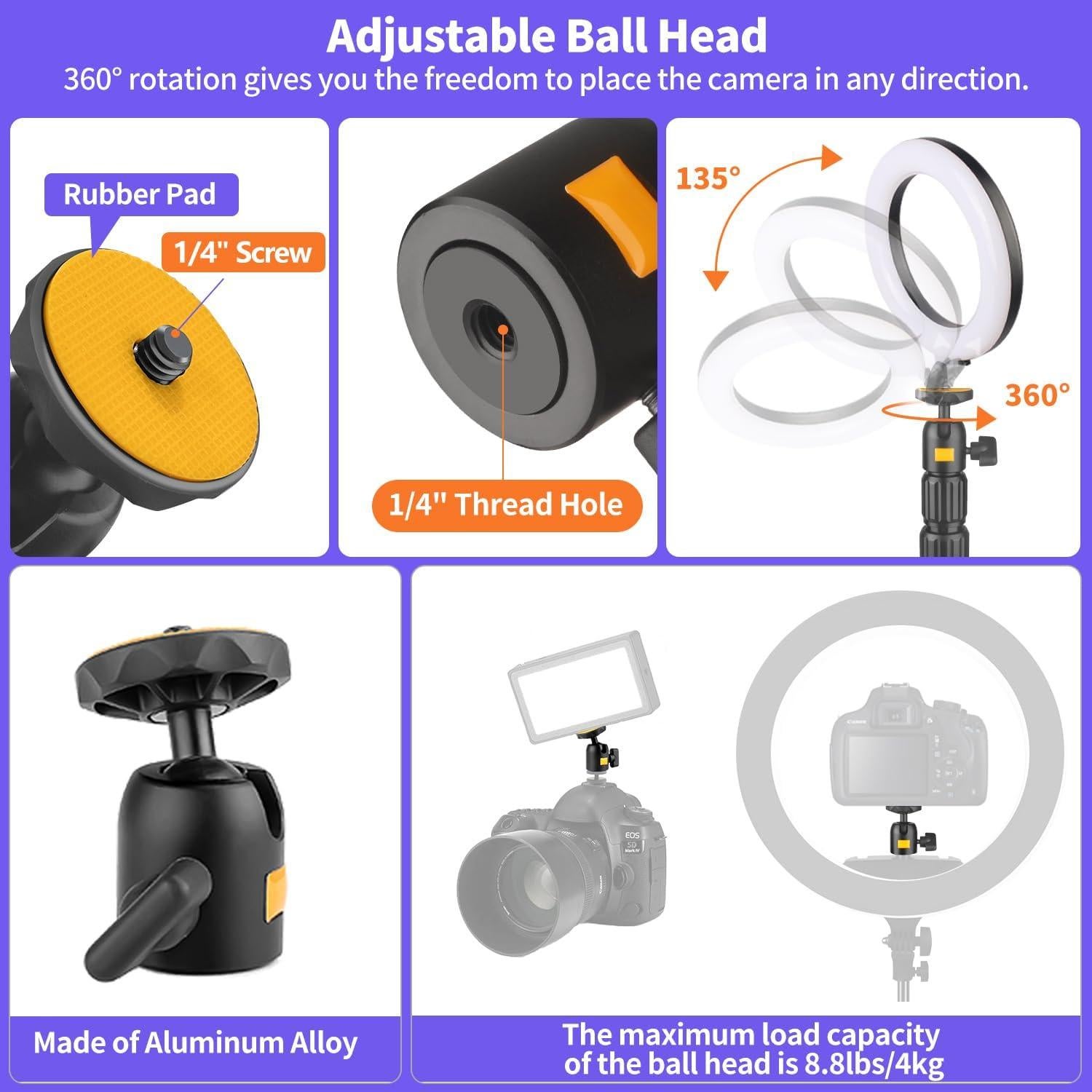 Soporte de Webcam JINSUI DeskMountStand-H9 Ajustable 14-33cm