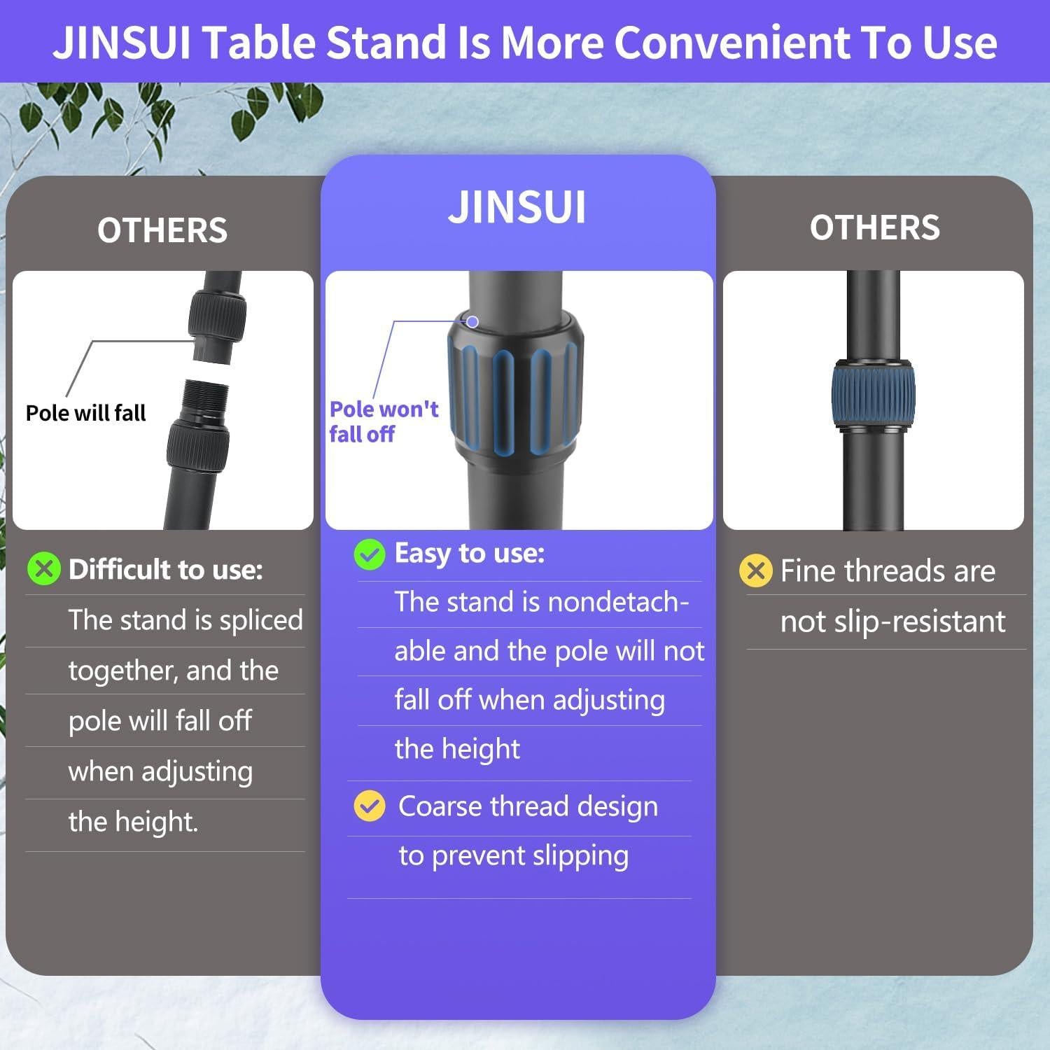 Soporte de Webcam JINSUI DeskMountStand-H9 Ajustable 14-33cm