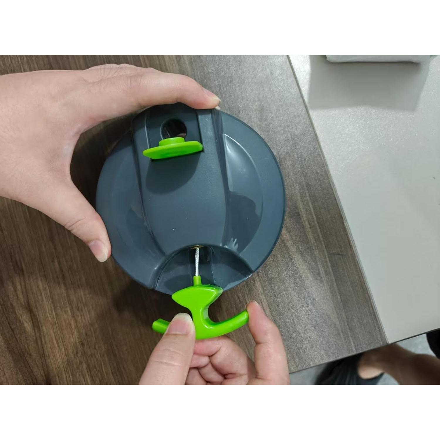 Picador de Verduras Manual Ziweaye Compacto 500ml Verde