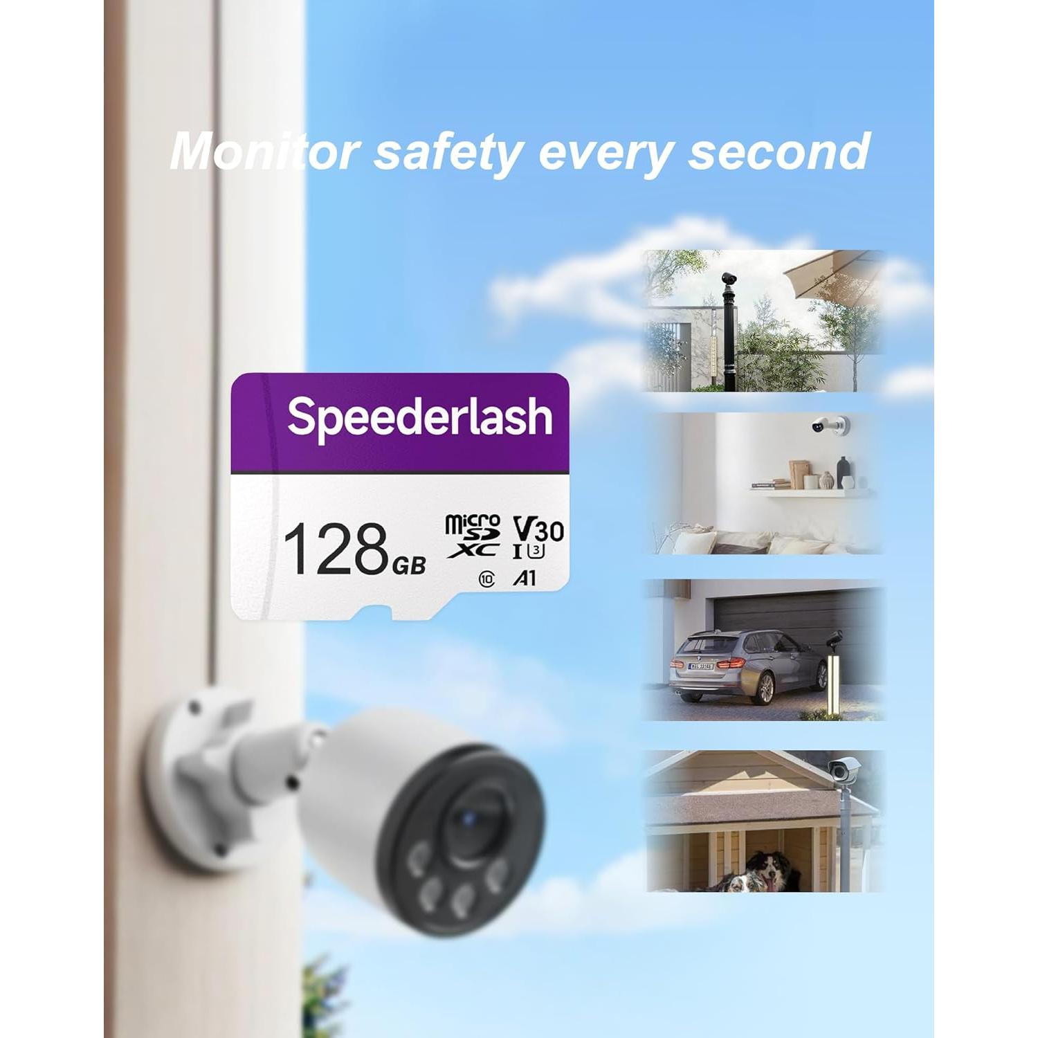 Tarjeta Micro SDXC 128GB Speederlash U3 V30 90MB/s 4K
