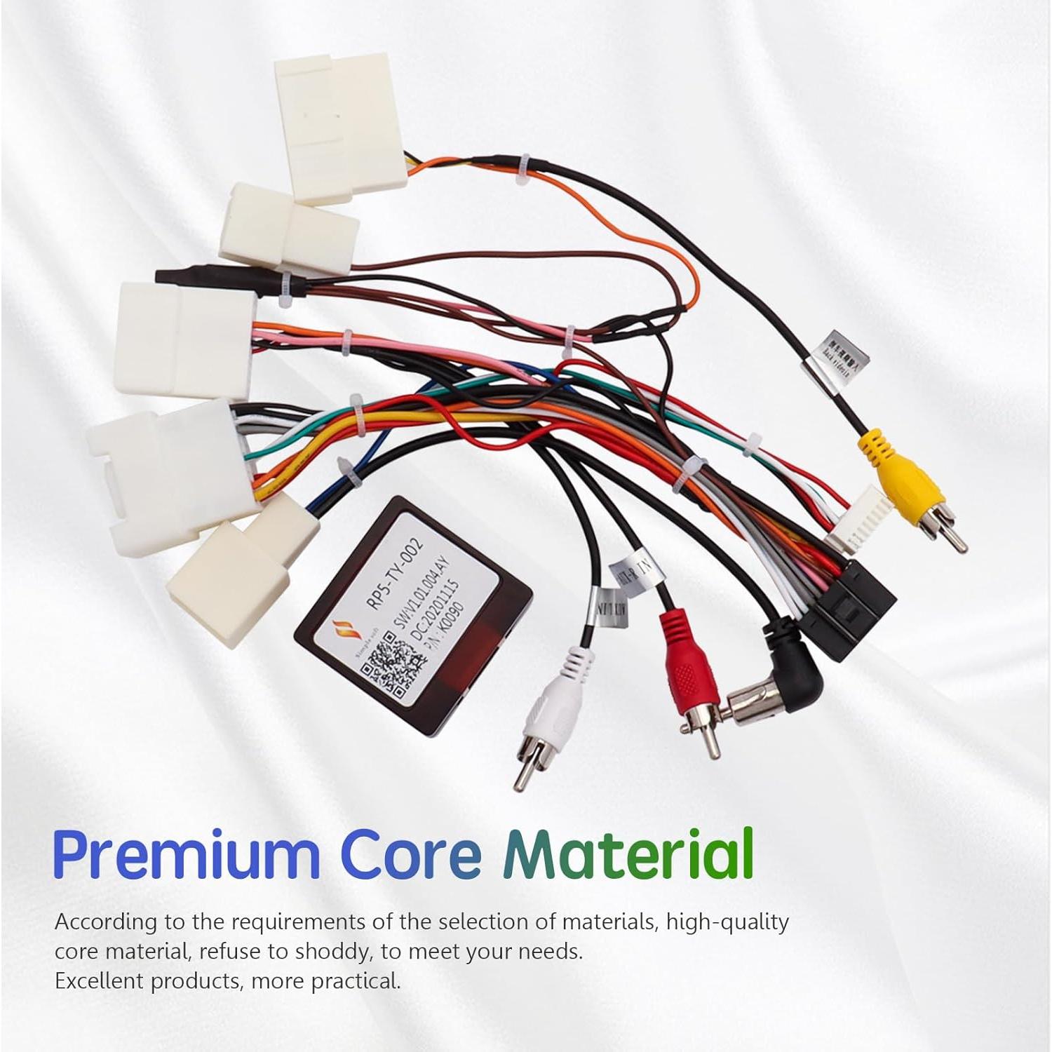 Arnés de Cableado Estéreo Toyota Camry RAV4 Corolla 16 Pines