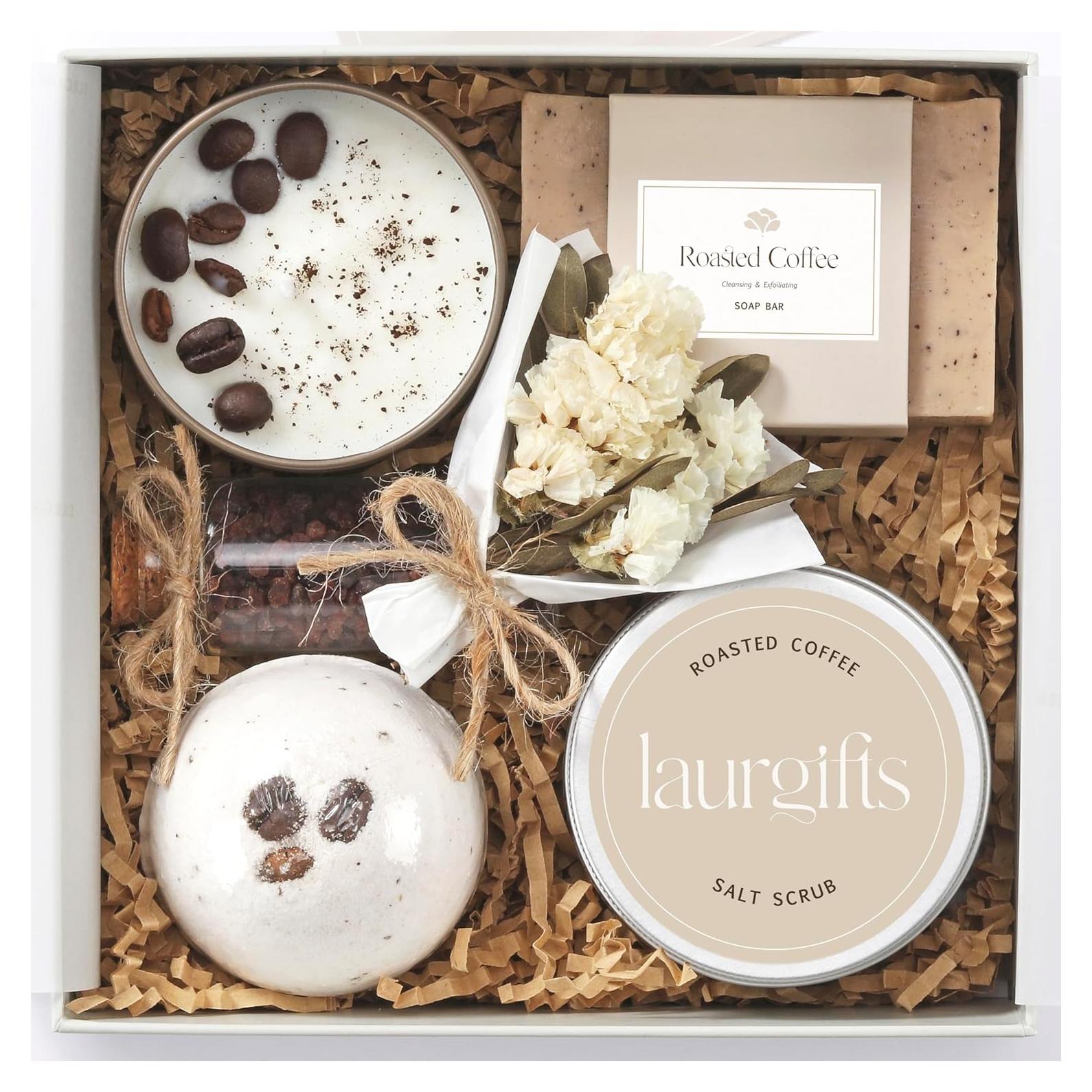 Caja de Spa de Café LaurGifts - Regalo Relax para Mujeres