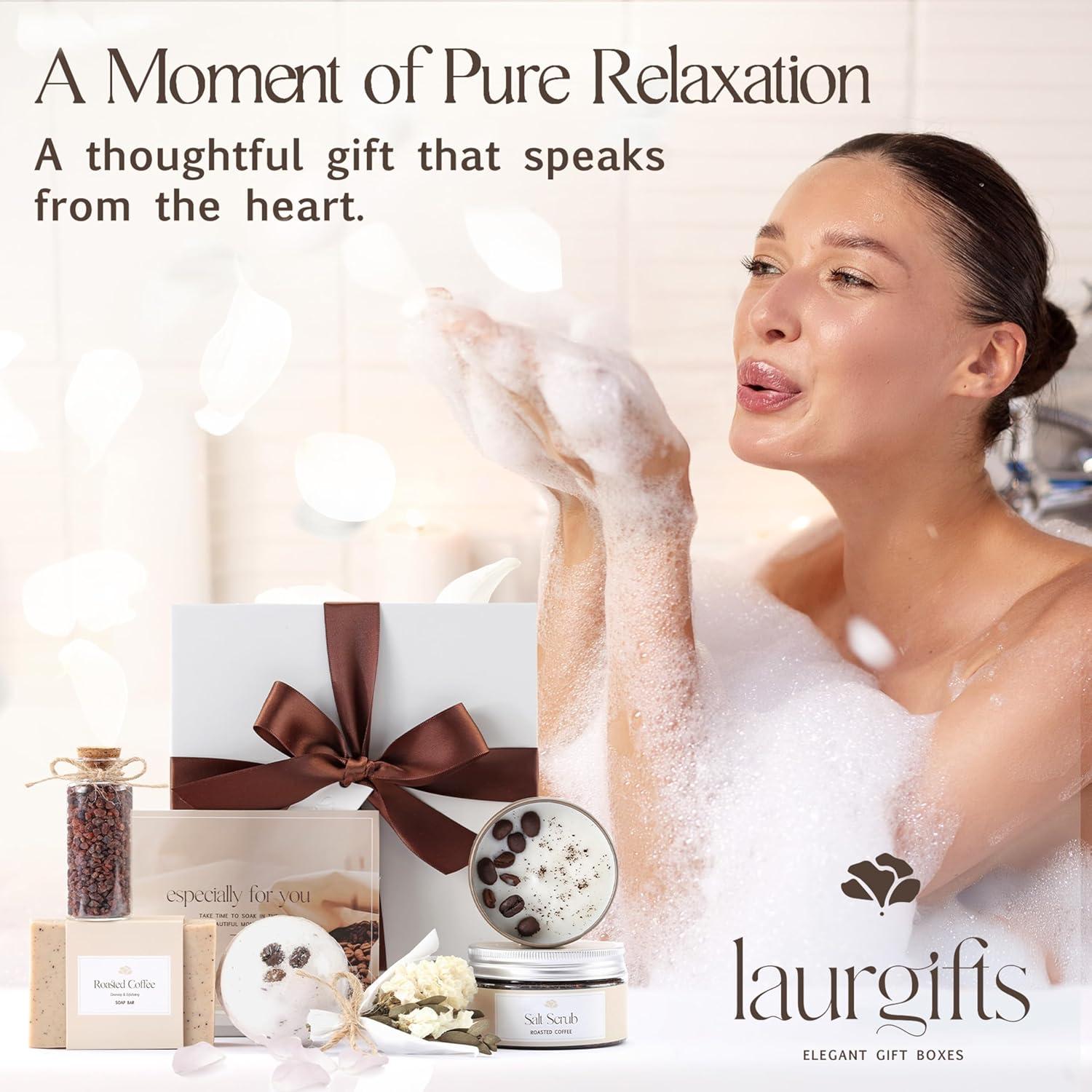 Caja de Spa de Café LaurGifts - Regalo Relax para Mujeres