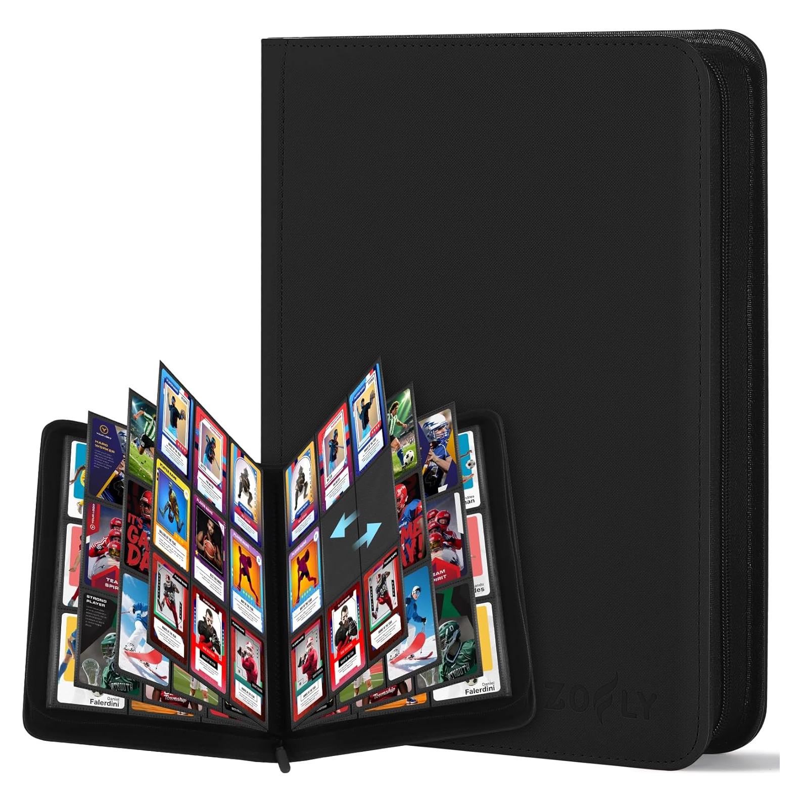 Carpeta de Cartas Zofly 9 Bolsillos Negra - 540 Cartas