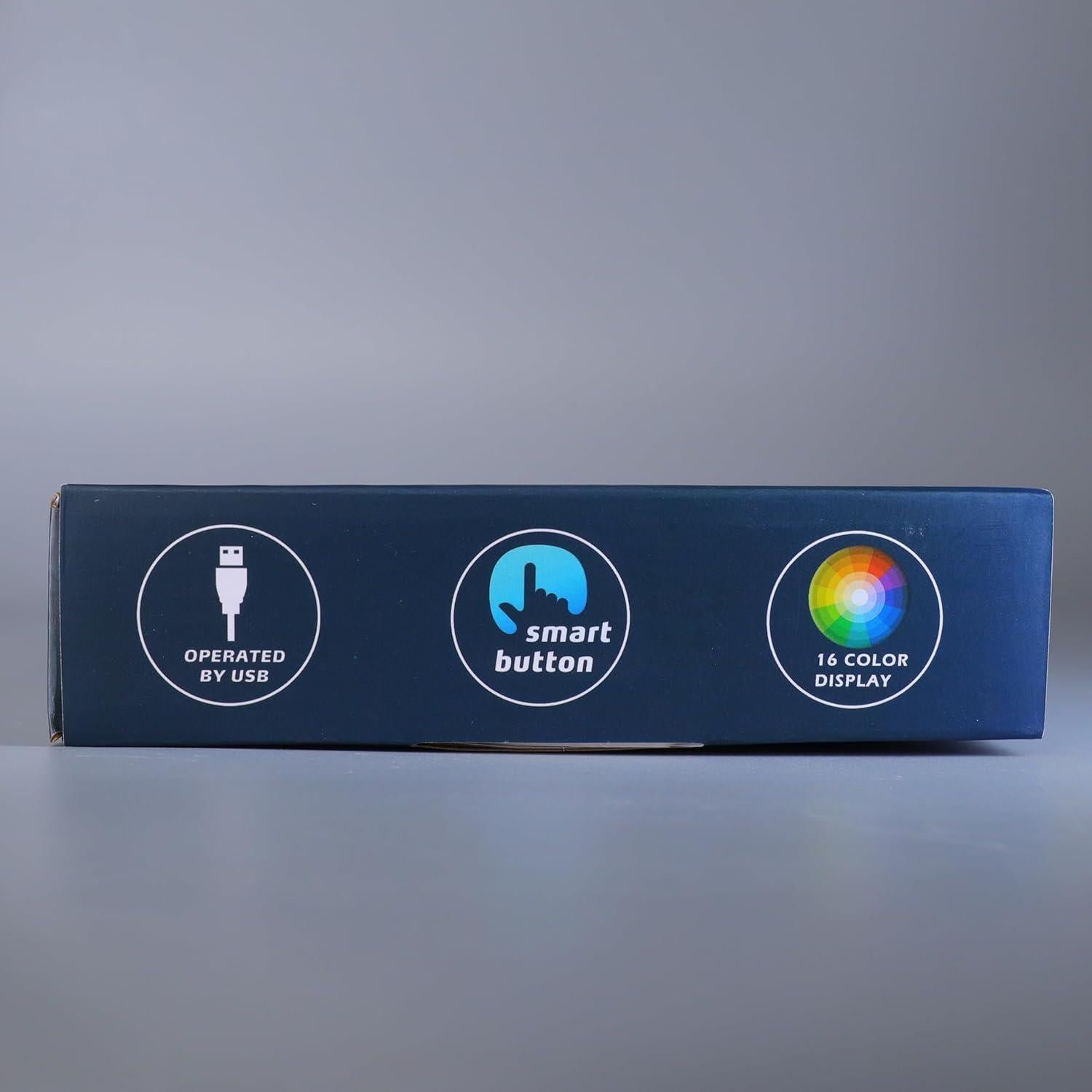 Luz Nocturna 3D Gamepad FS-XMX001 - Control Remoto 16 Colores