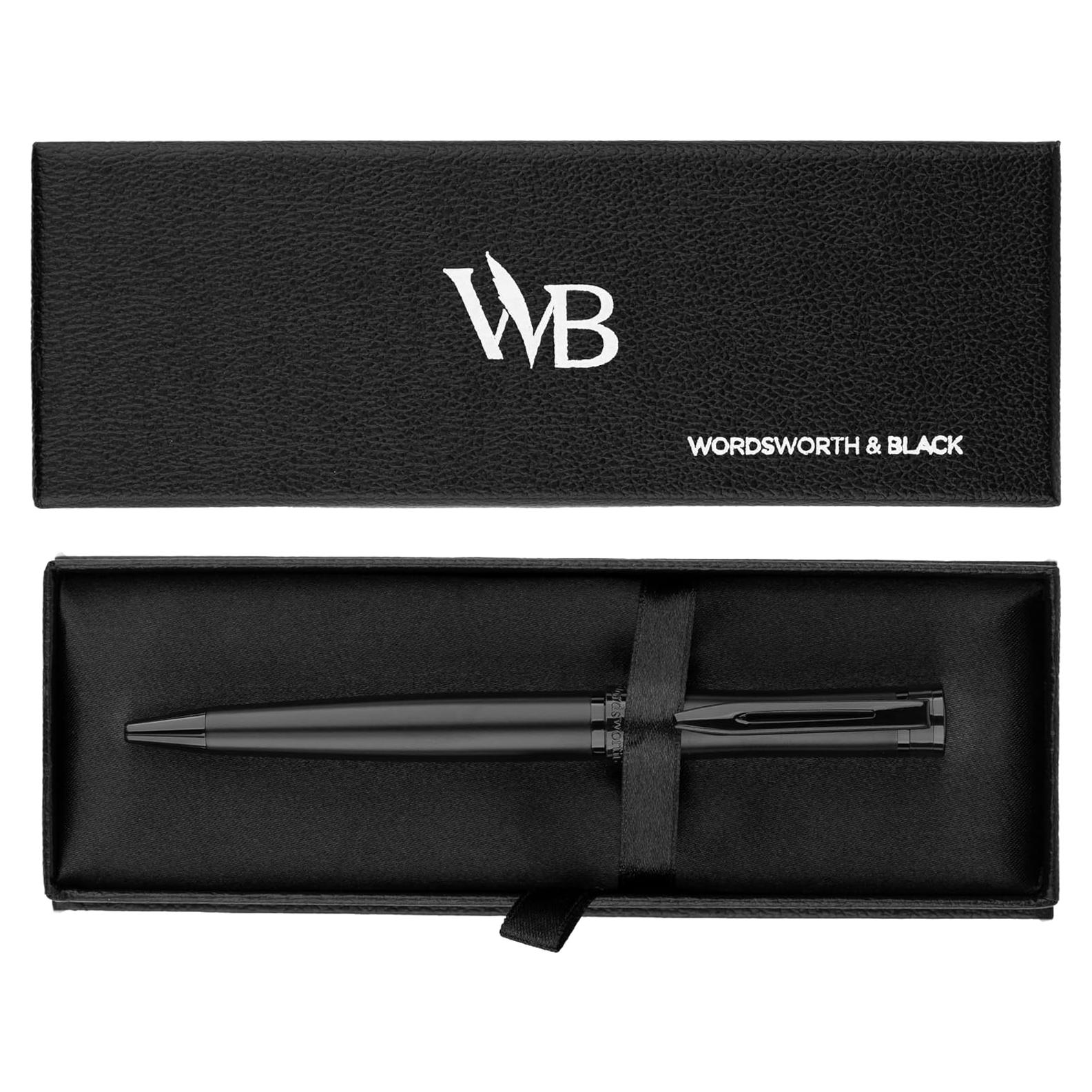 Bolígrafo de Lujo Wordsworth & Black Todo Negro Recargable