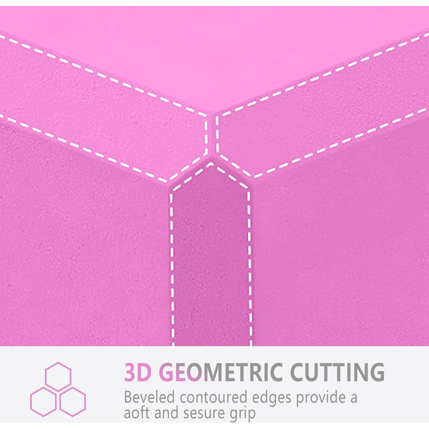 Juego de 2 Bloques de Yoga H.J. Immbir Antideslizantes 22.86x15.24x10.16 cm