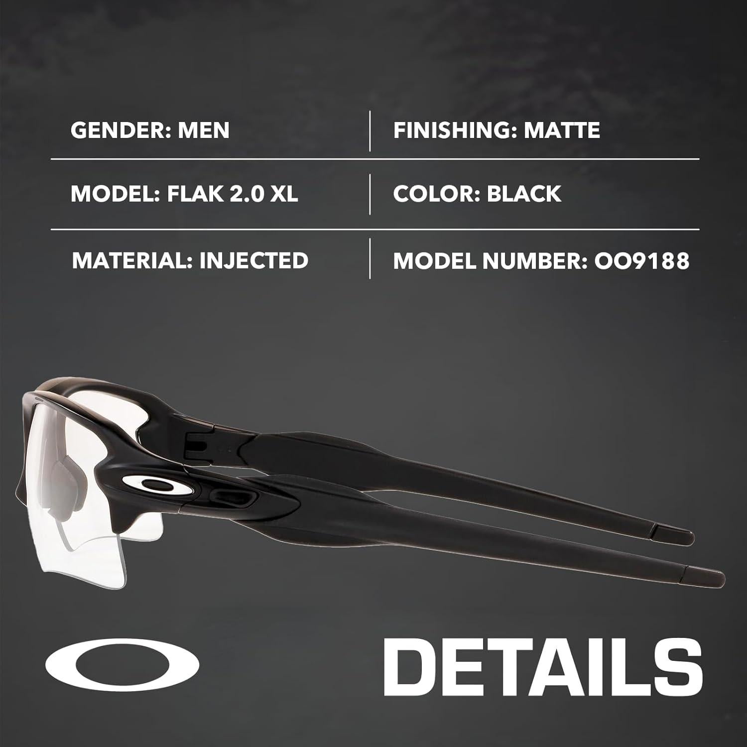 Gafas de Sol Oakley Flak 2.0 XL Rectangulares Negras