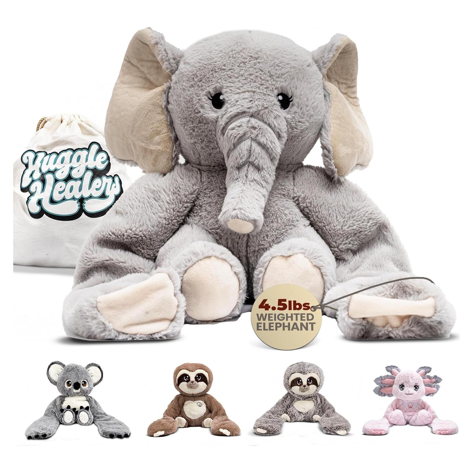 Elefante de peluche Hathi Huggle Healers 2.04 kg 101.6 cm