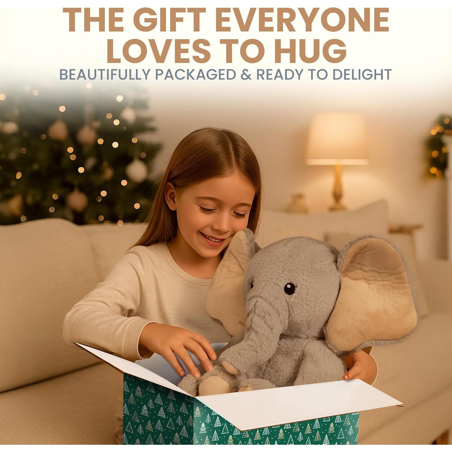 Elefante de peluche Hathi Huggle Healers 2.04 kg 101.6 cm