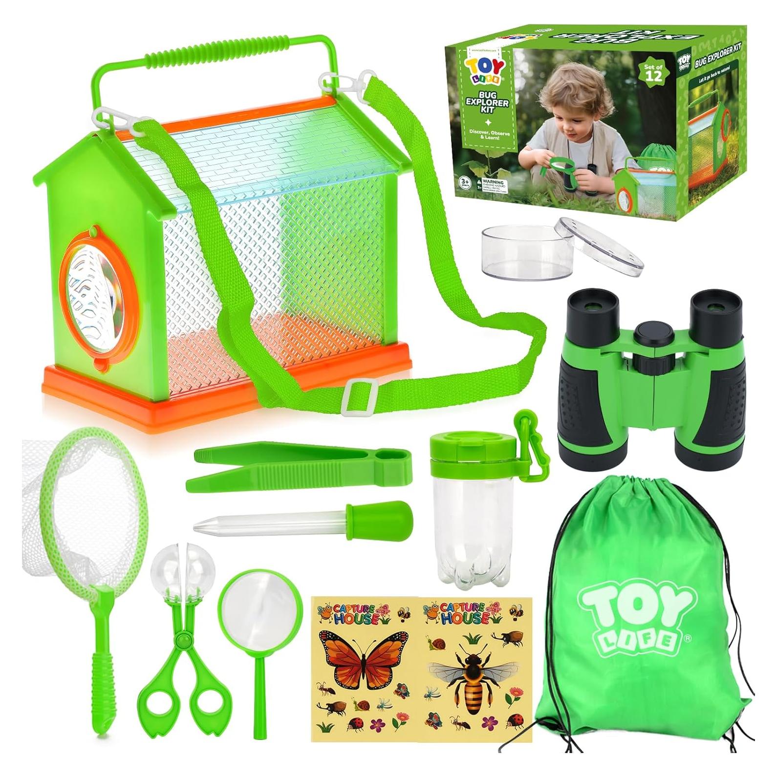 Kit de Captura de Insectos TOY Life 12 Piezas para Niños