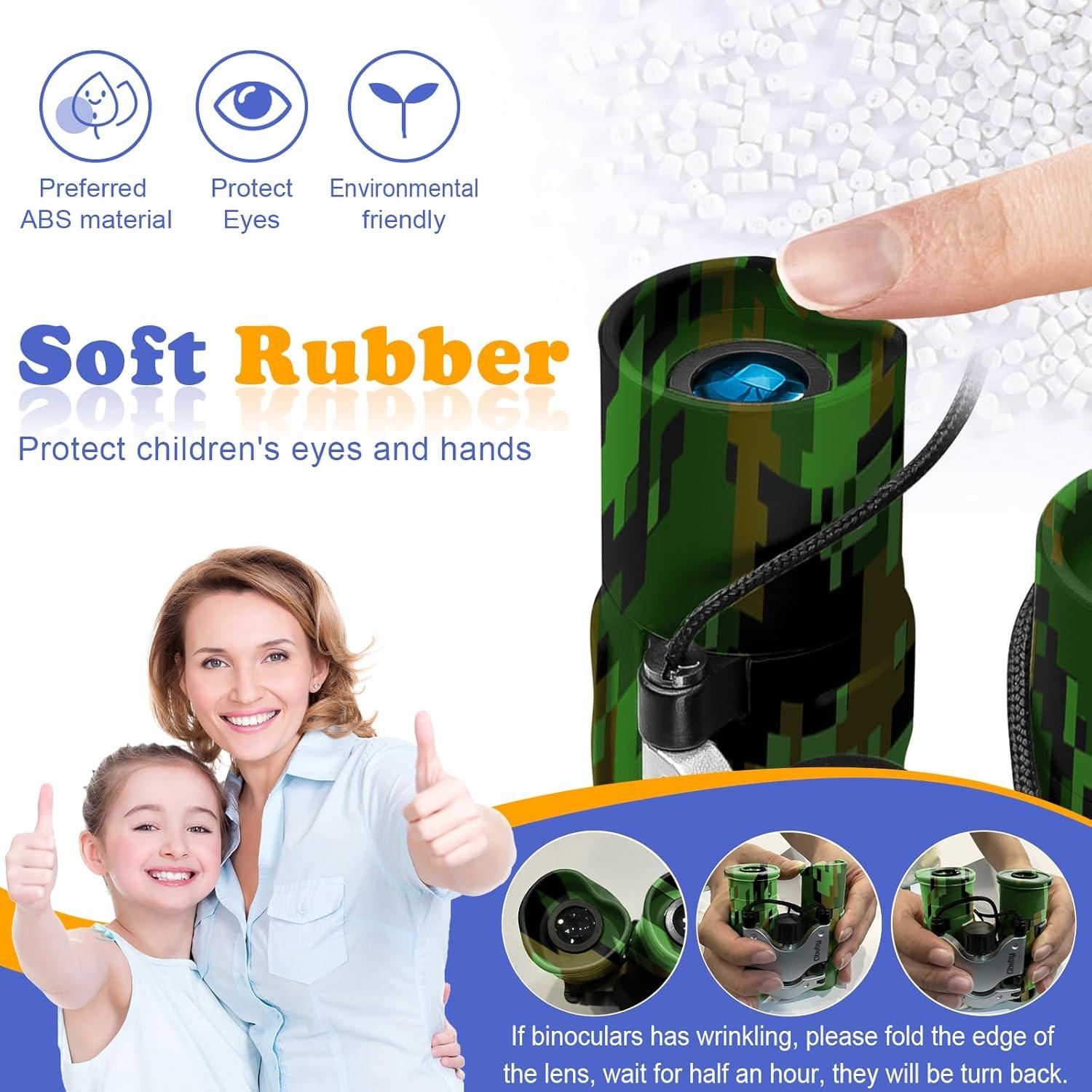 Binoculares Obuby 8x21 para Niños Compactos y Seguros