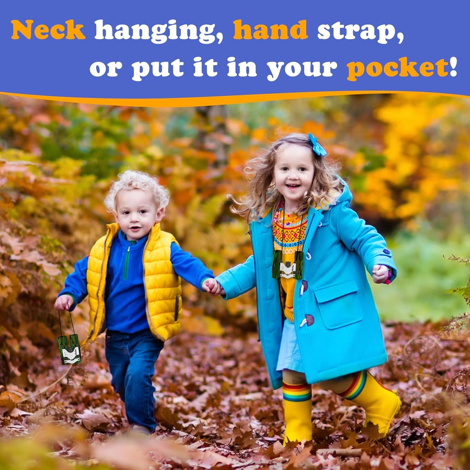 Binoculares Obuby 8x21 para Niños Compactos y Seguros