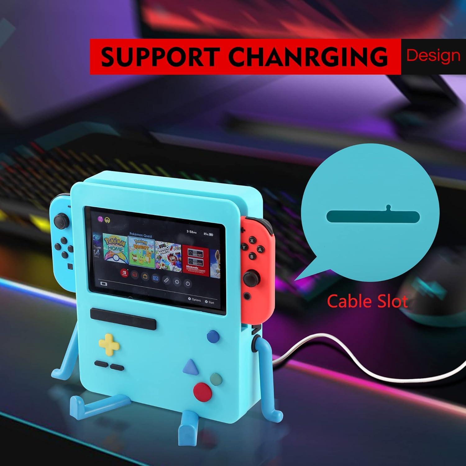 Soporte de Carga GRAPMKTG para Nintendo Switch OLED Azul