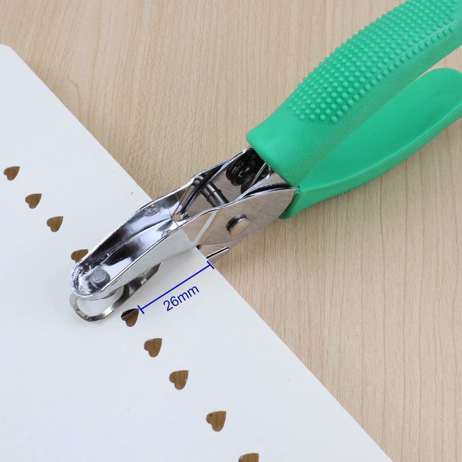 Perforadora de papel Aacehlh corazón 0.64 cm portátil