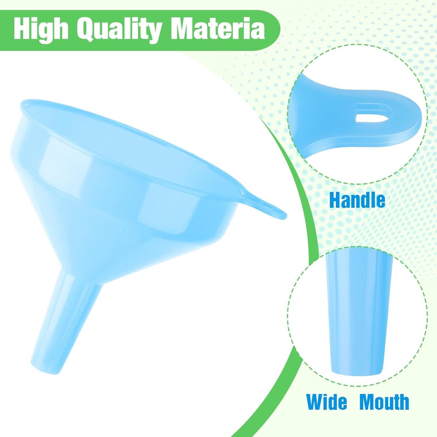 Juego de 9 Embudos Plásticos Honeydak 11.94 cm Boca Ancha