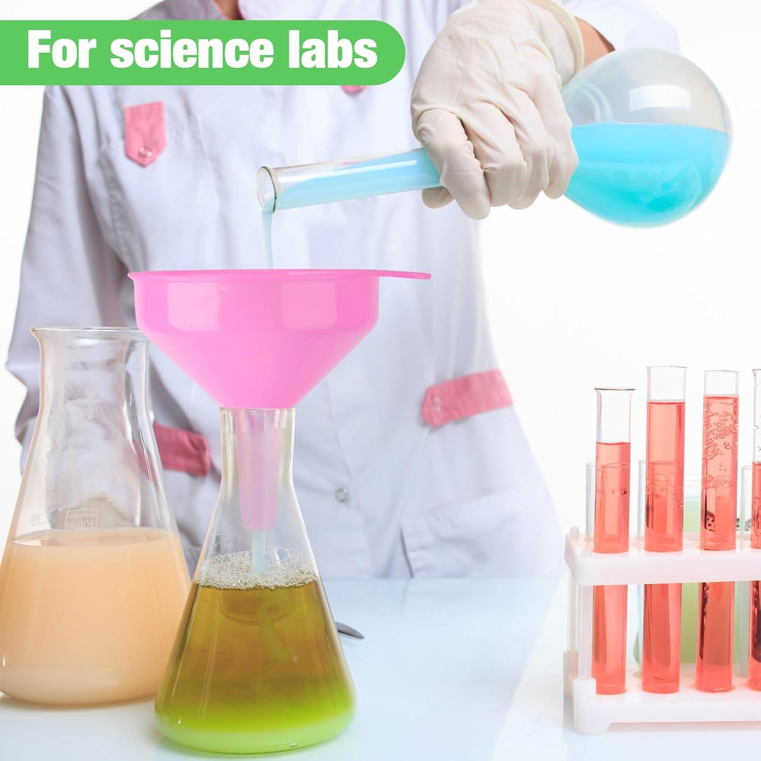 Juego de 9 Embudos Plásticos Honeydak 11.94 cm Boca Ancha