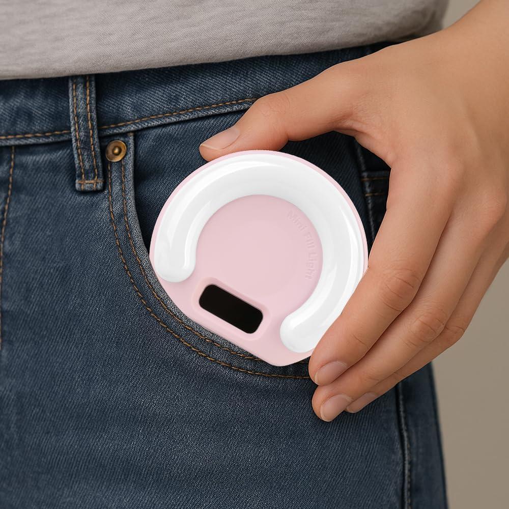 Luz de Selfie Portátil INS Mini Anillo Rosa 3 Modos LED