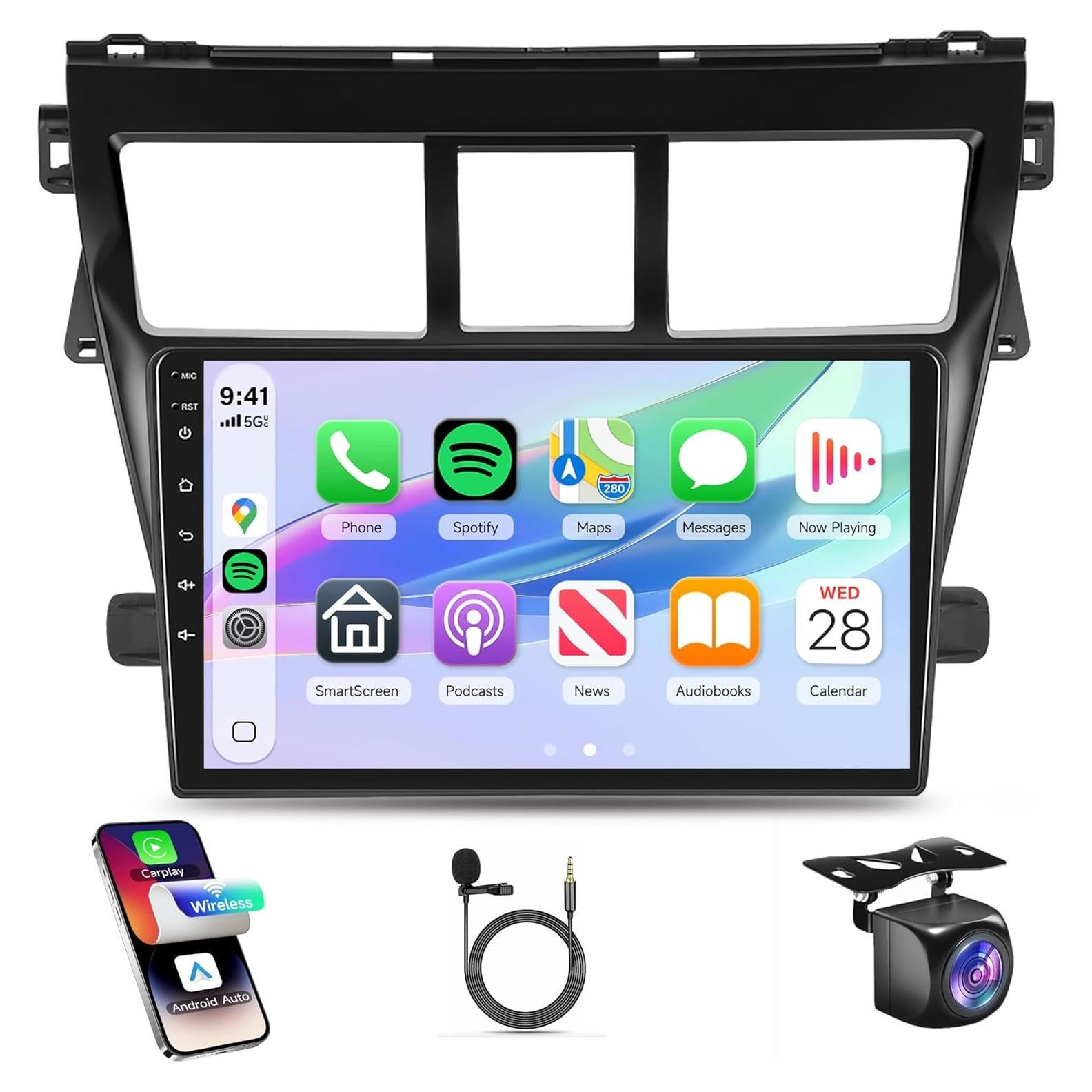 Estéreo Android 13 Rimoody 4G+64G para Toyota Yaris 2007-2013