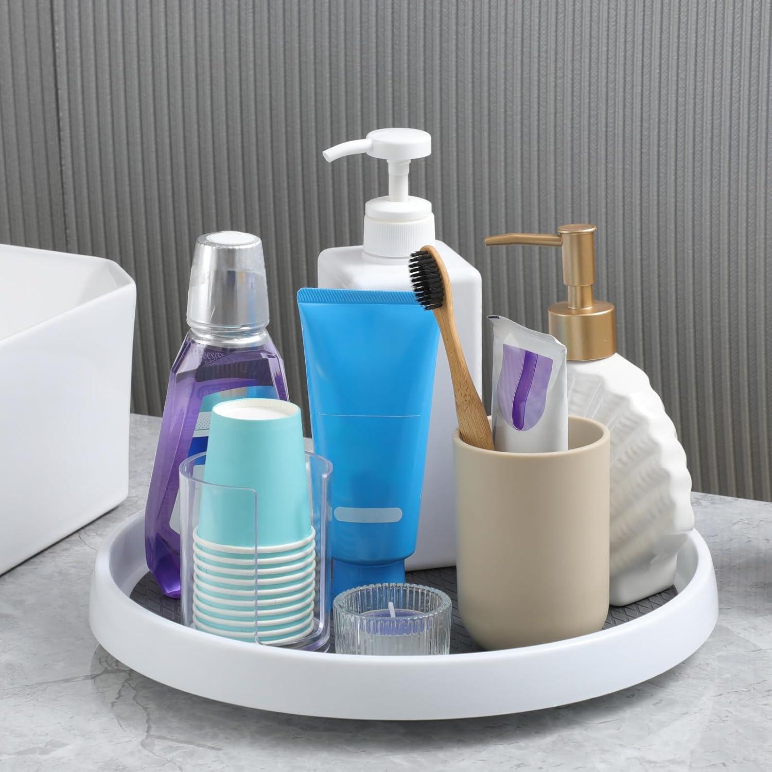 Set de 2 Organizadores Lazy Susan 25 cm Antideslizantes LANDNEOO