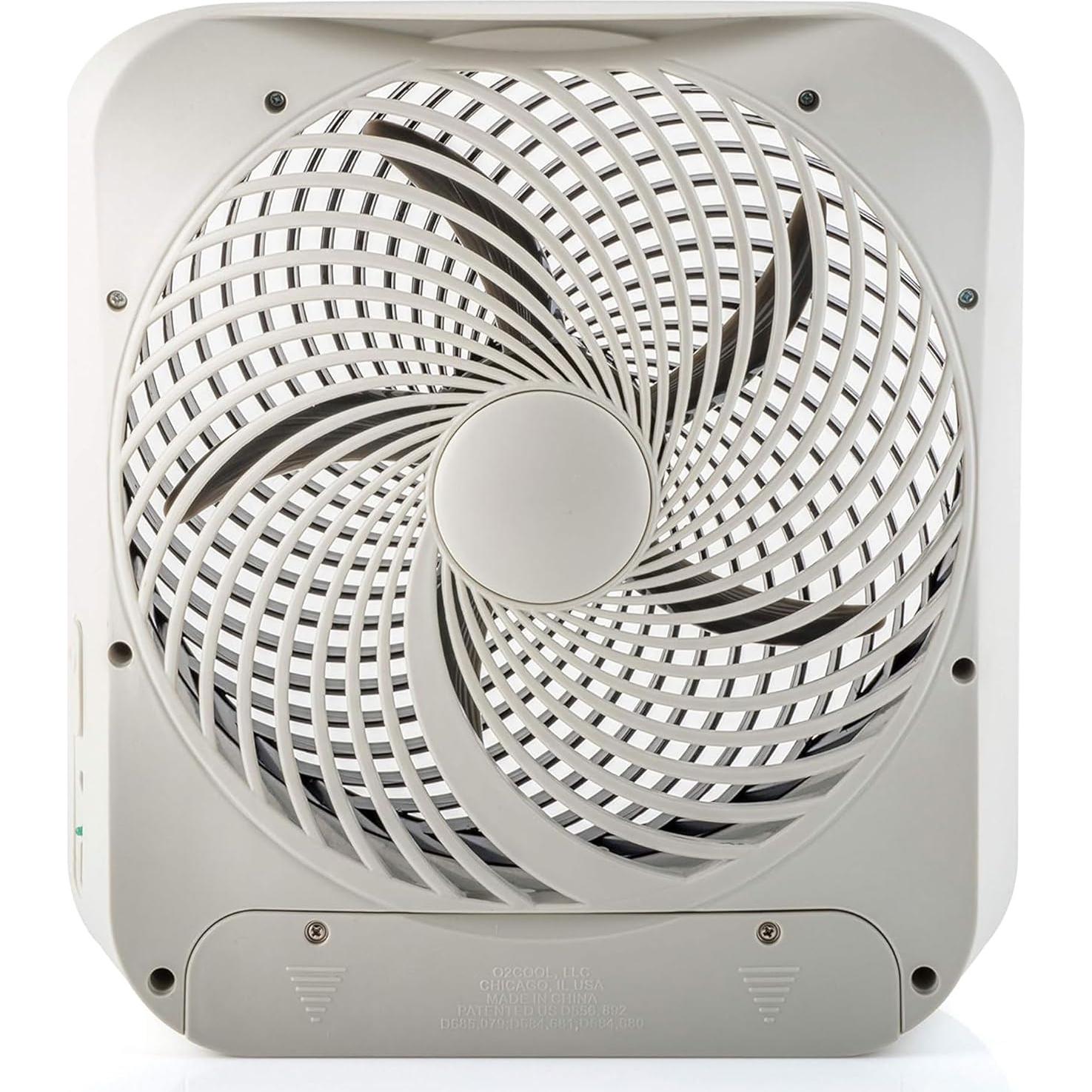 Ventilador Portátil Treva 25,4 cm 2 Velocidades Batería/CA