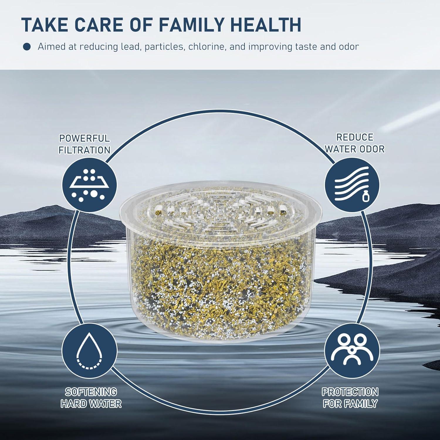 Cartucho Filtro de Ducha Varycony 2 Paquetes 380g Compatible