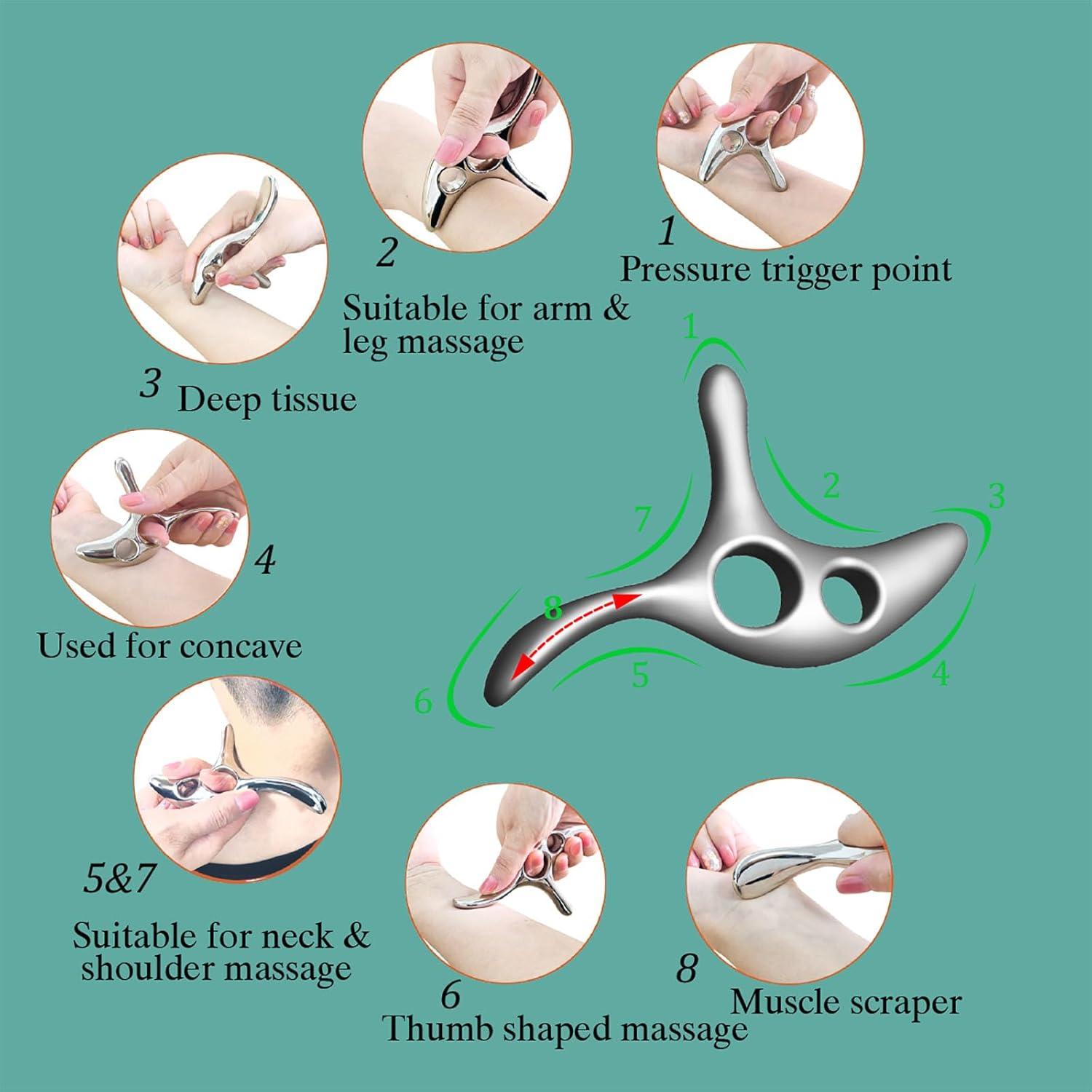 Herramienta de Masaje Gua Sha BYYDDIY Ts - Raspado Muscular