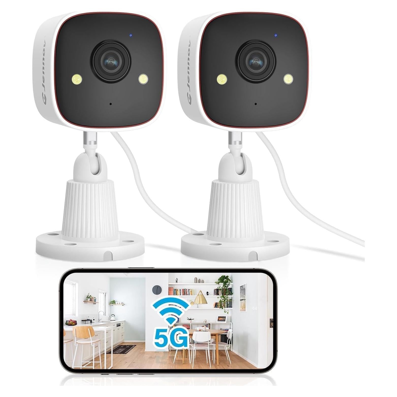 Cámara de Seguridad Exterior Jennov 2K WiFi Doble Banda IP66